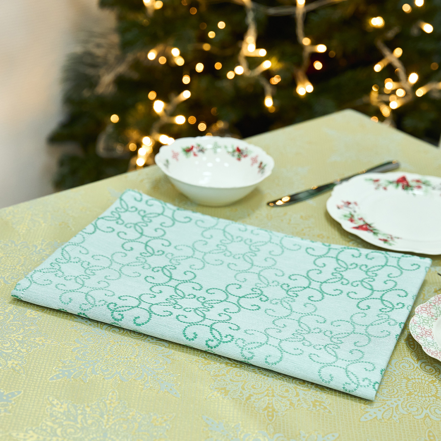 Полотенце Boccolo, зеленое - фото № 2