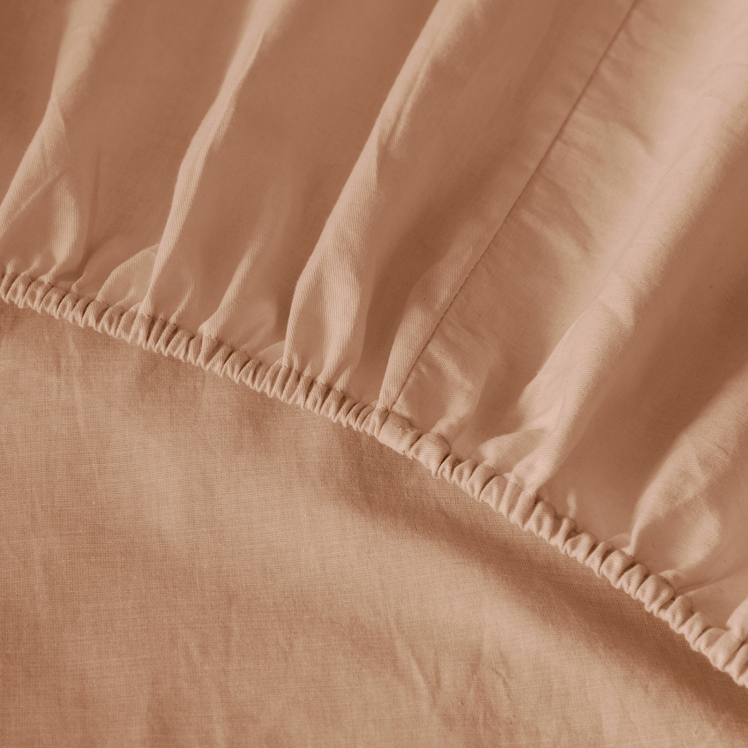 Простыня на резинке Тосканский беж/Tuscany beige - фото № 3