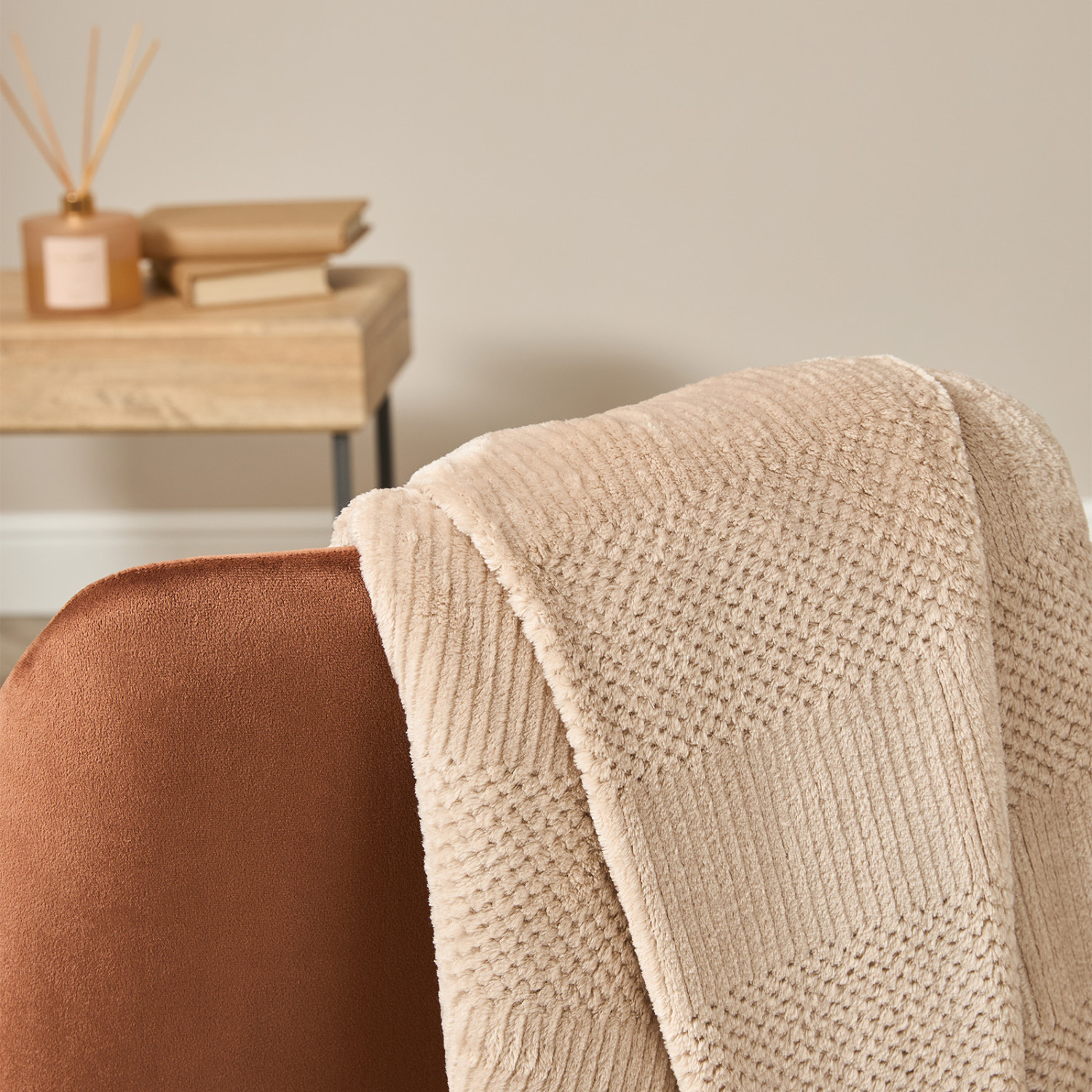 Плед Leon, латте - фото № 3