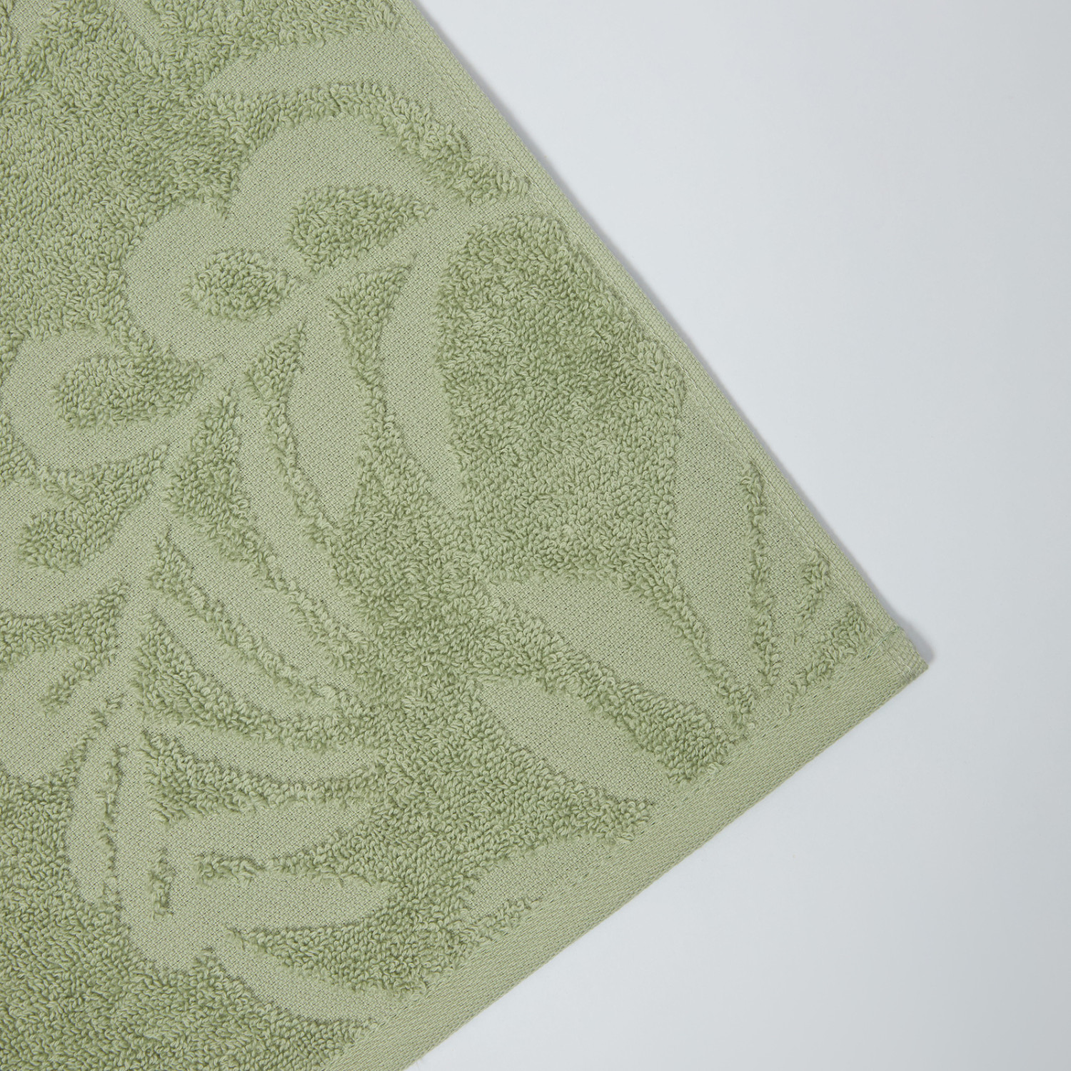 Полотенце махровое Tropico, зеленое - фото № 2