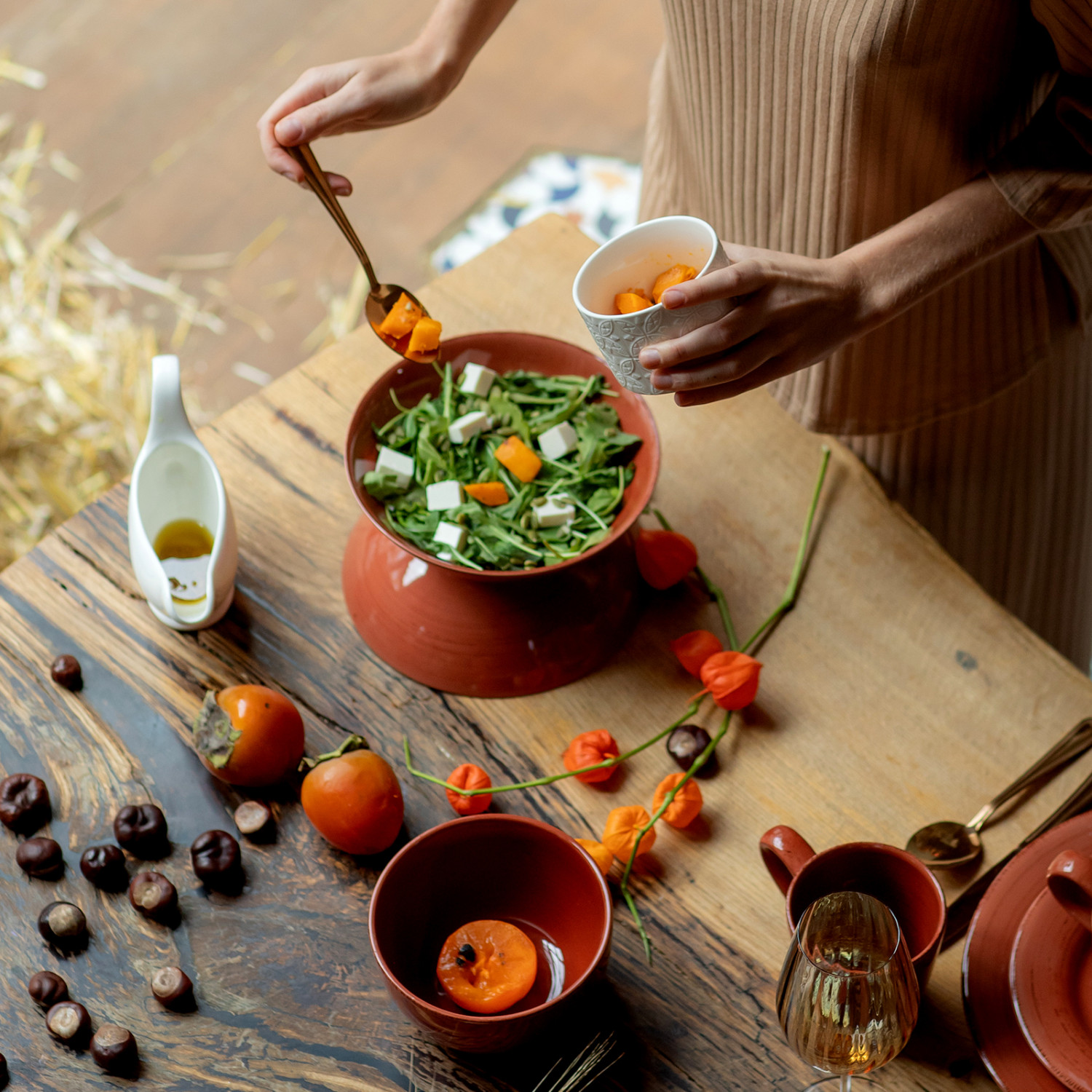 Салатник Firenze, терракота - фото № 6