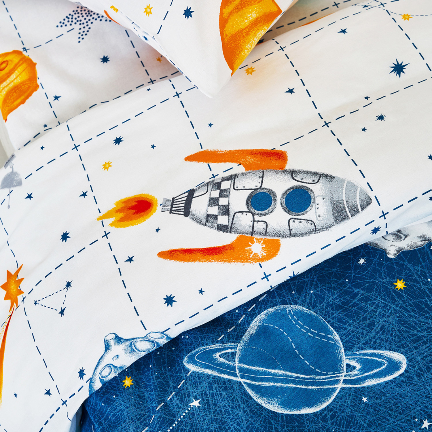 Постельное белье детское Космос/Space - фото № 6