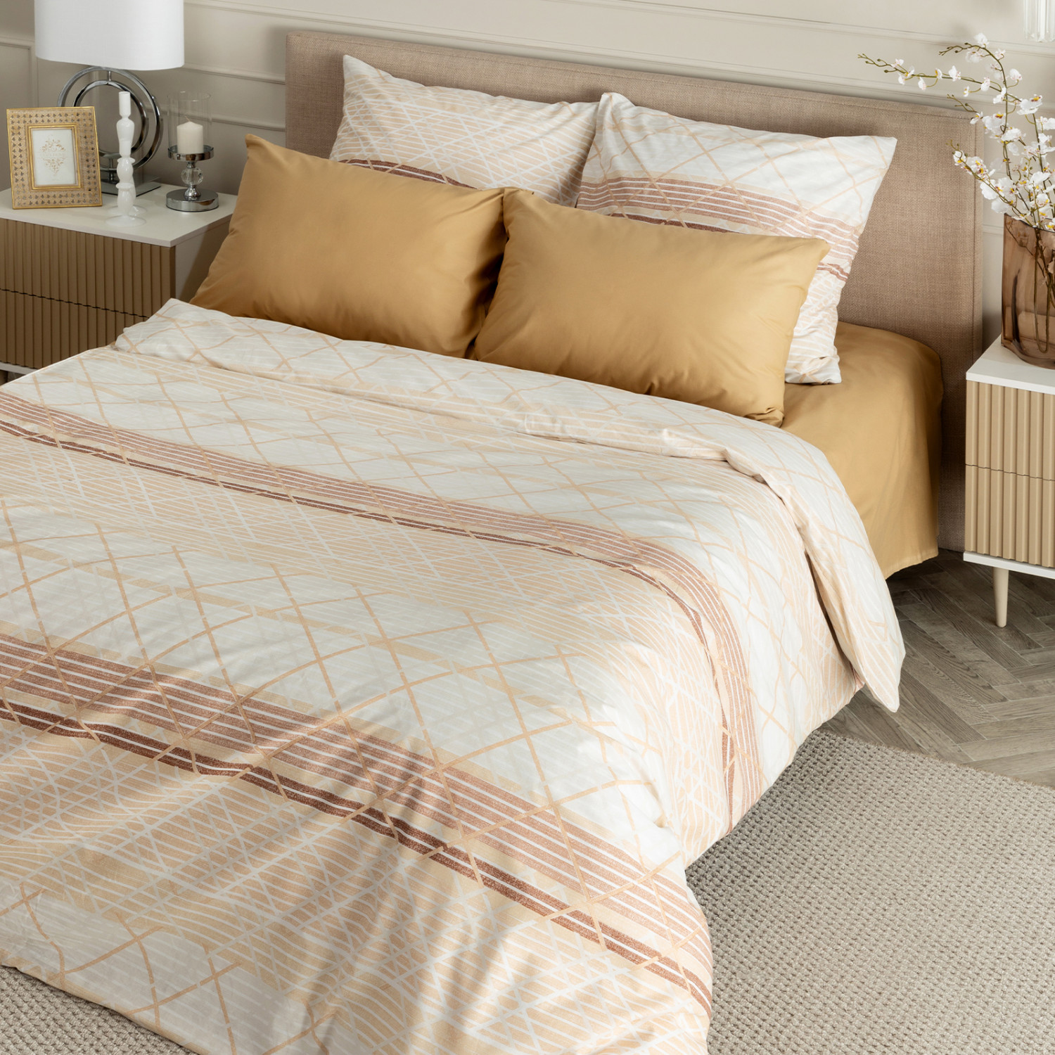 Постельное белье Фаббиано/Fabbiano, поплин - фото № 5