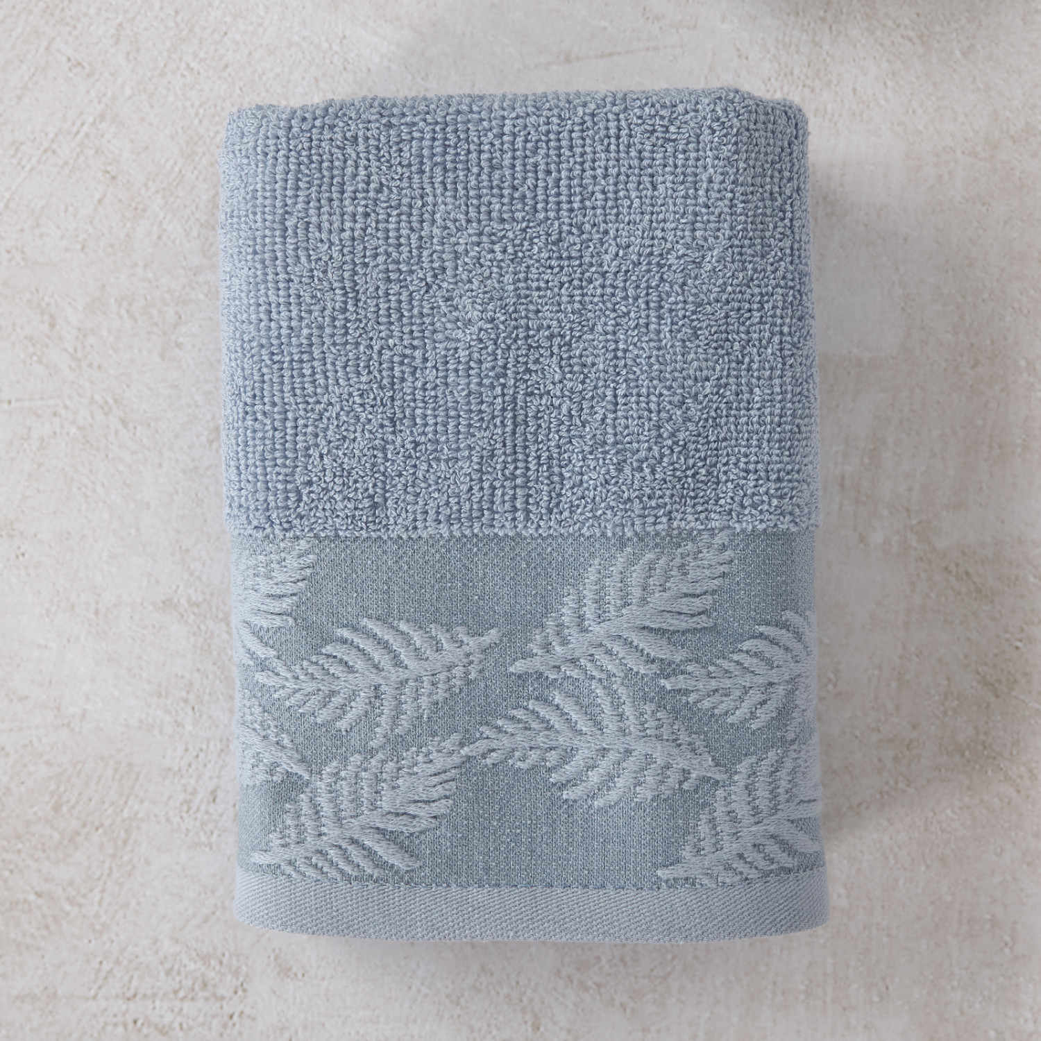 Полотенце махровое Levita, голубое - фото № 2