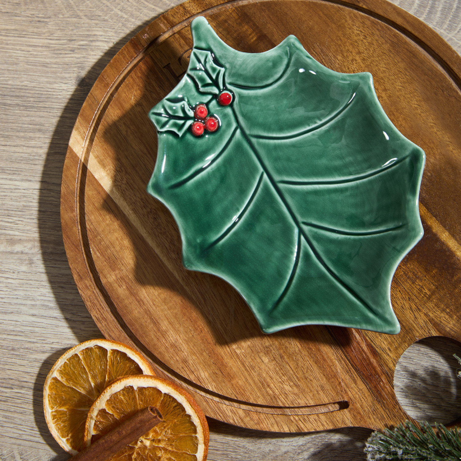 Блюдо Зеленый лист/Foglia Verde I - фото № 3