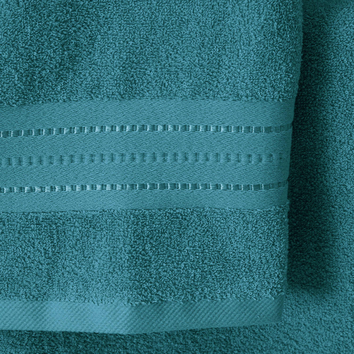 Полотенце махровое Basena, бирюзовое - фото № 3