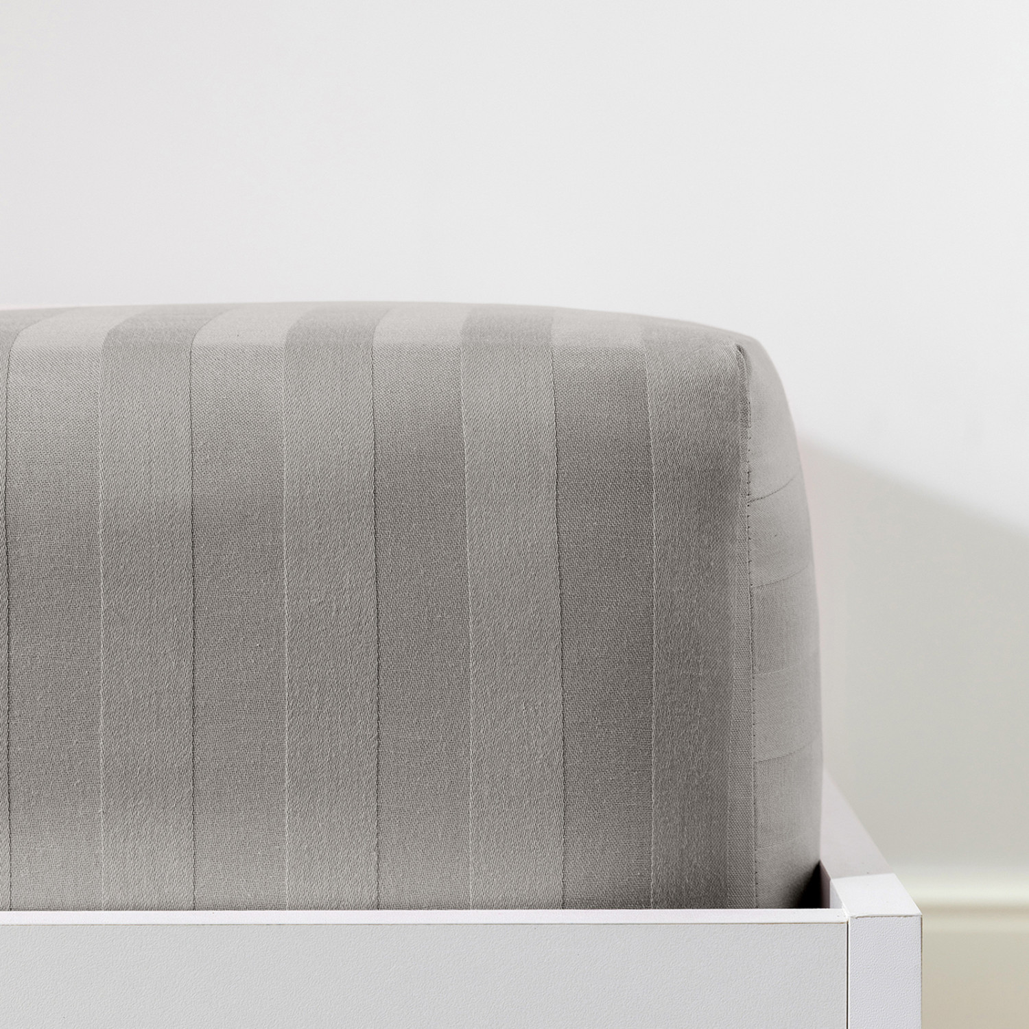 Простыня на резинке Пепельно-серый/Ash gray I - фото № 2