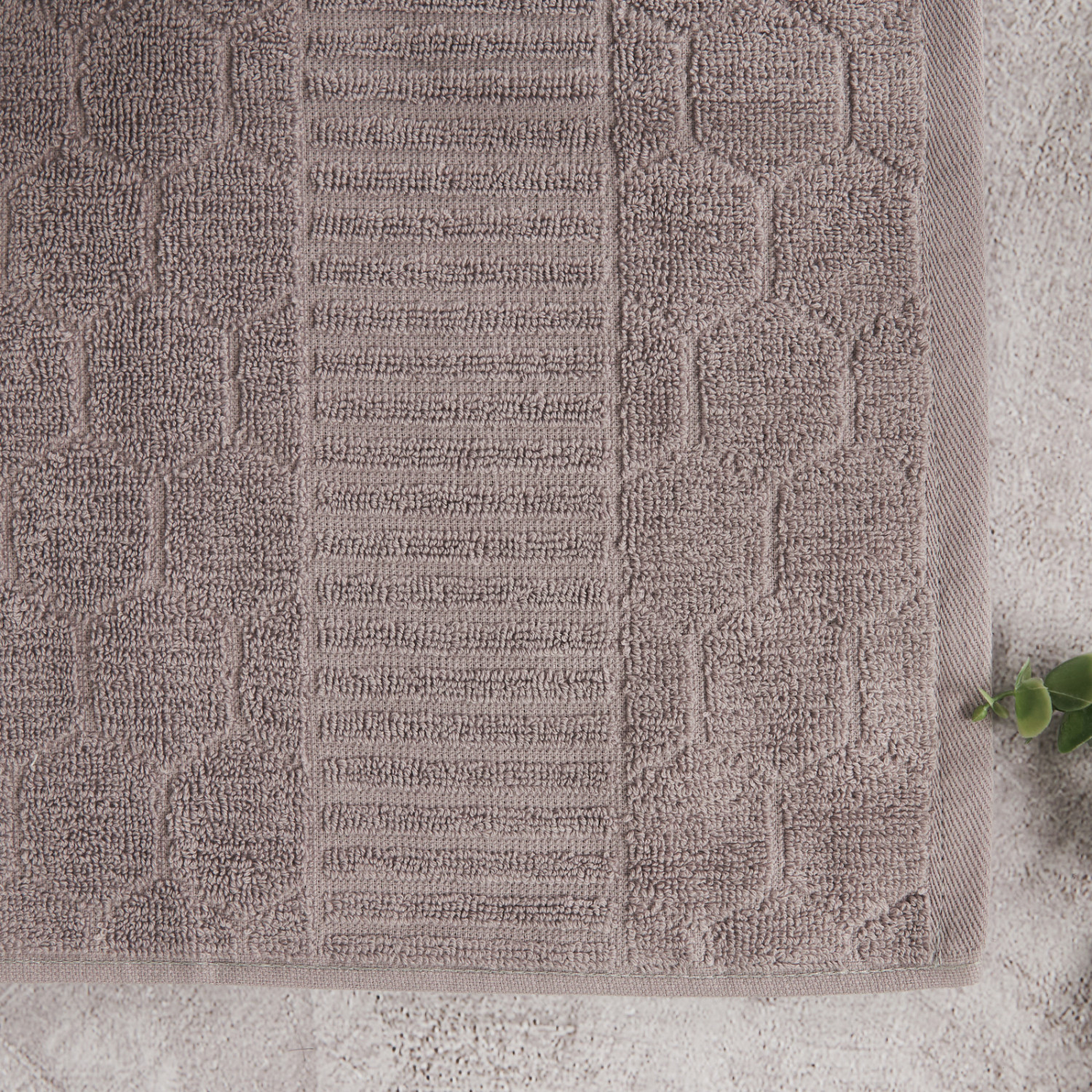 Полотенце махровое Зефир, сиреневое - фото № 6