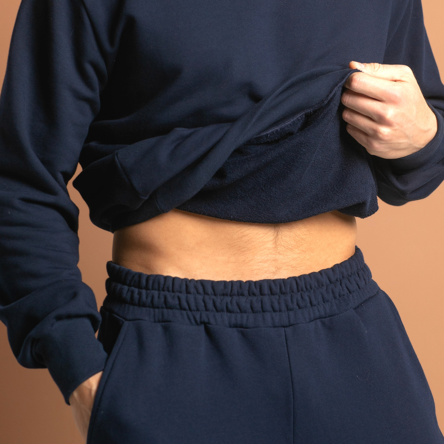 Брюки Massimo men, синие на резинке - фото № 4