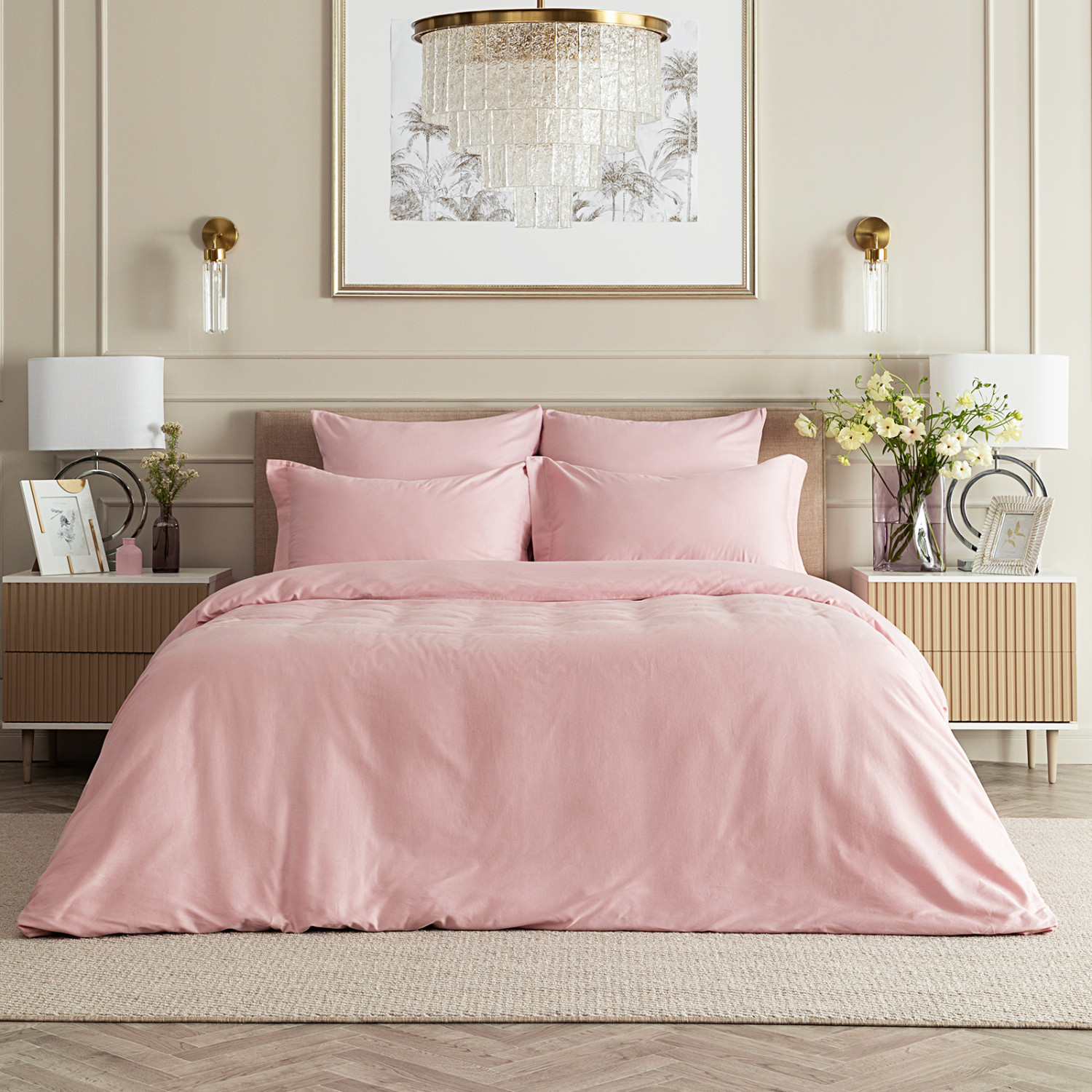 Постельное белье Soft pink, сатин - фото № 10