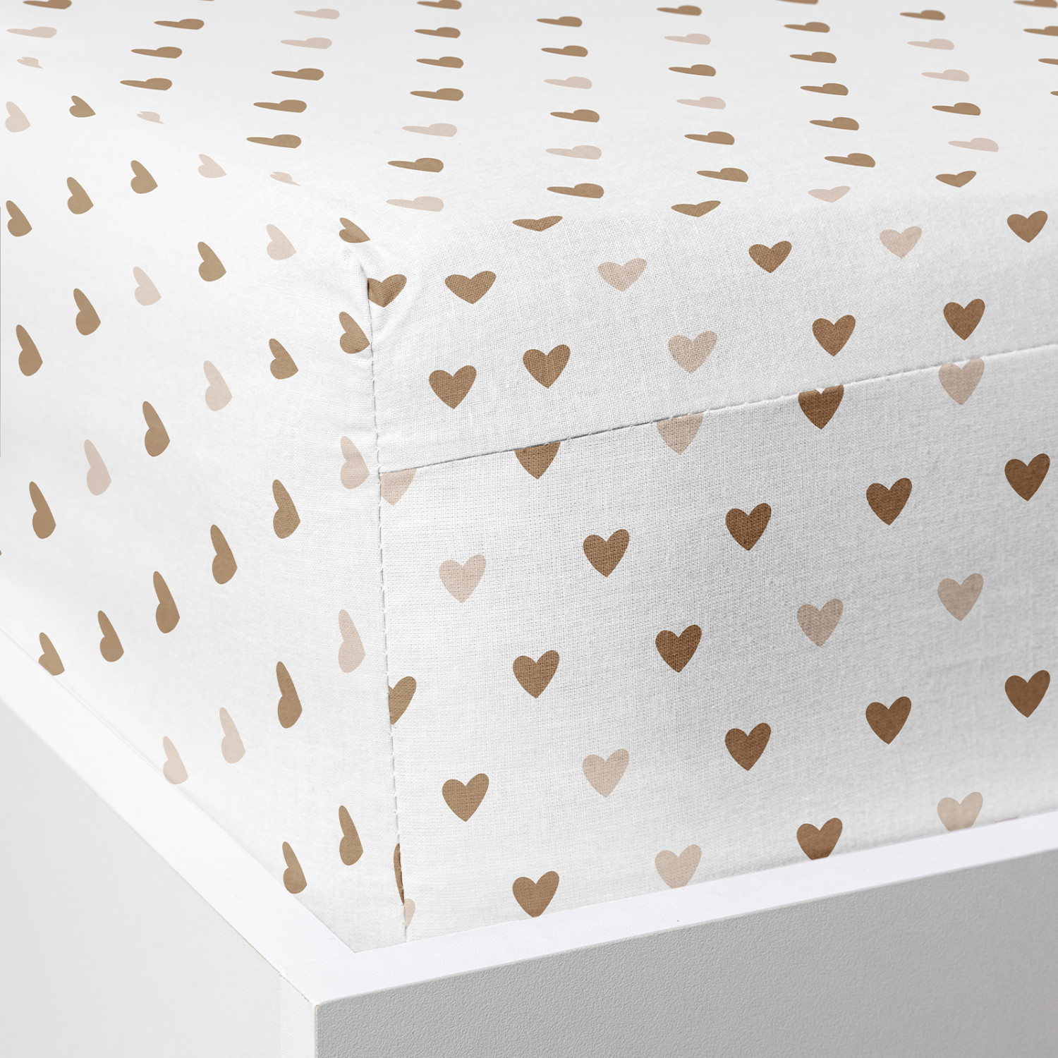 Простыня на резинке Любовь моя (коричневый)/Amore mio brown - фото № 2