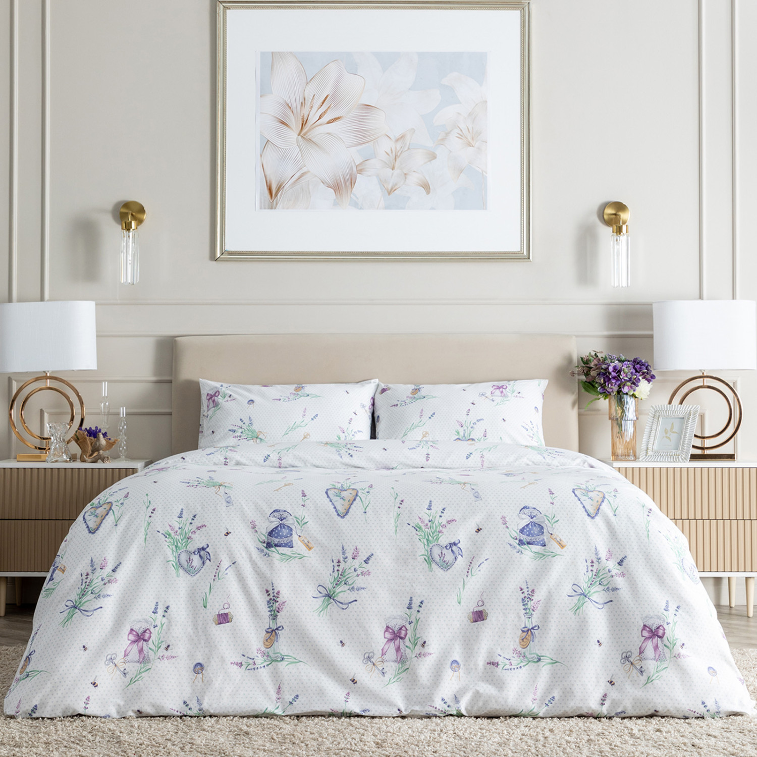 Постельное белье Летняя лаванда/Lavanda estiva - фото № 6