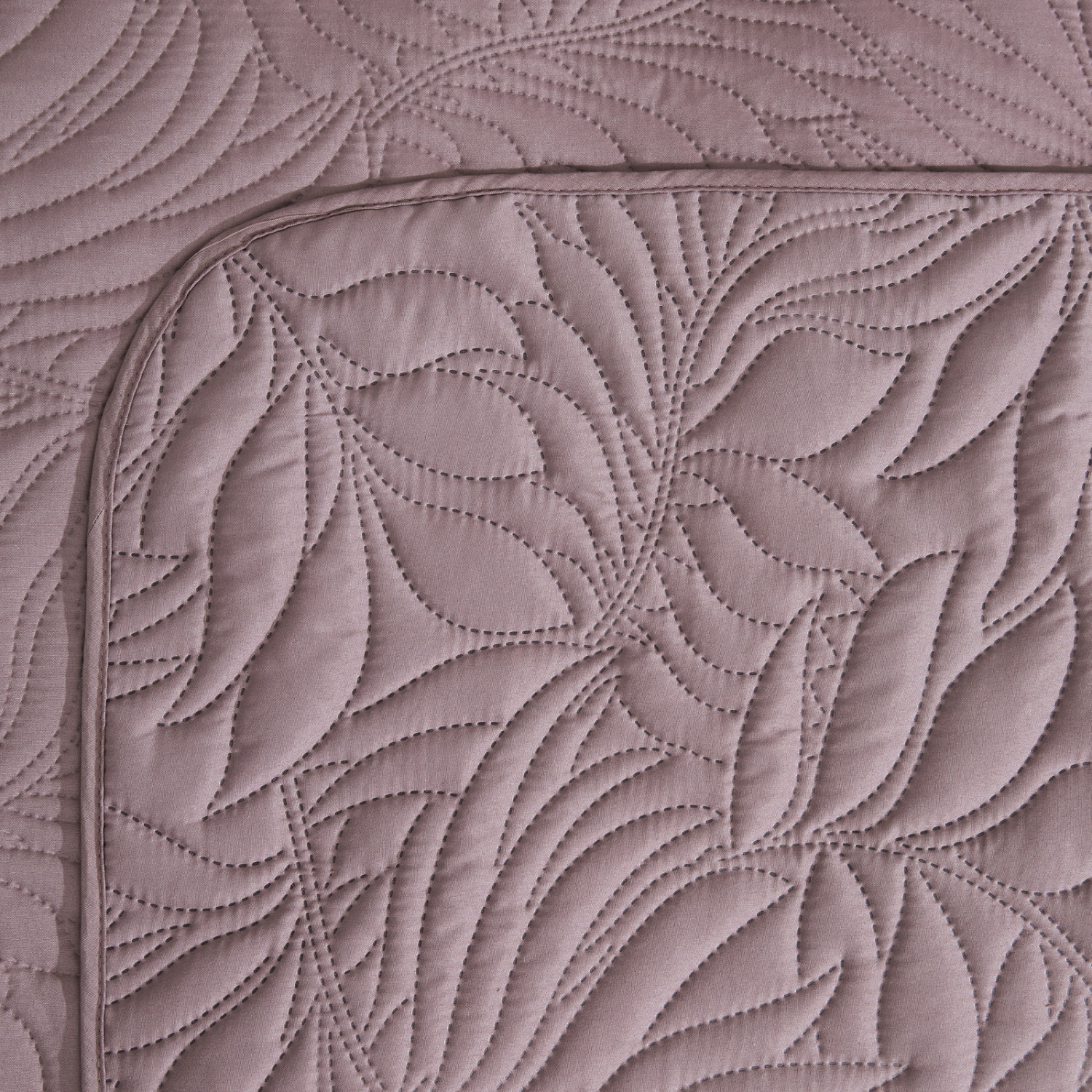 Покрывало Листочки/Fogliare, розовая пудра - фото № 3