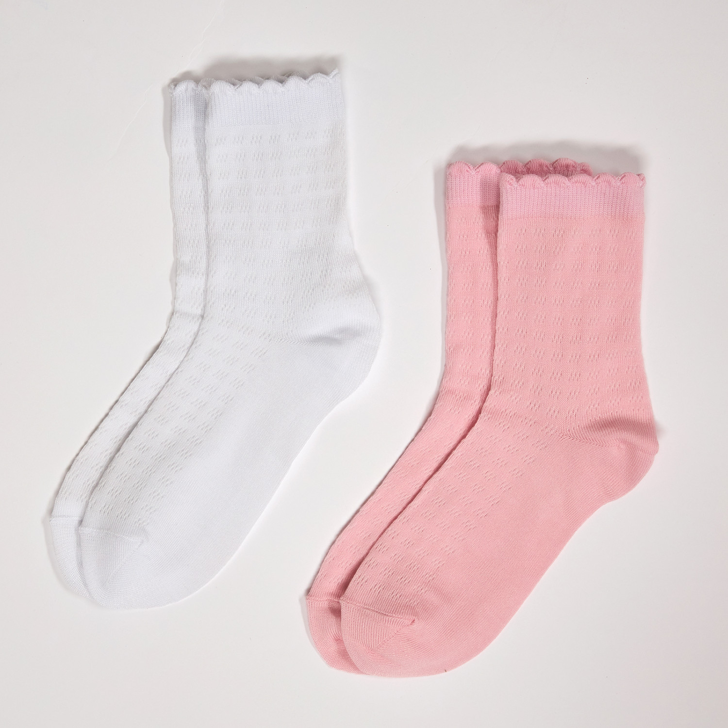 Носки Cozy Home, розовый/белый - фото № 3