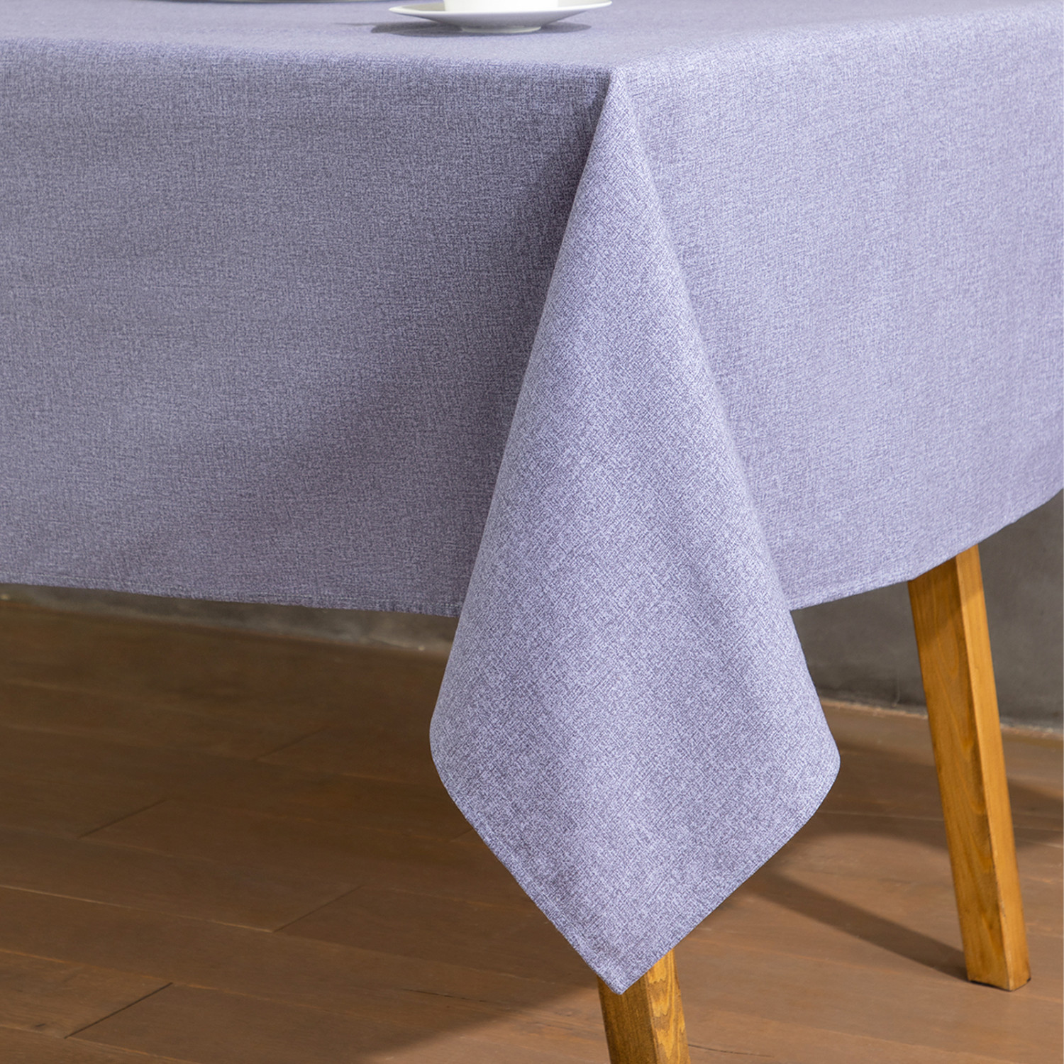 Скатерть Fogliame, фиолетовая - фото № 3