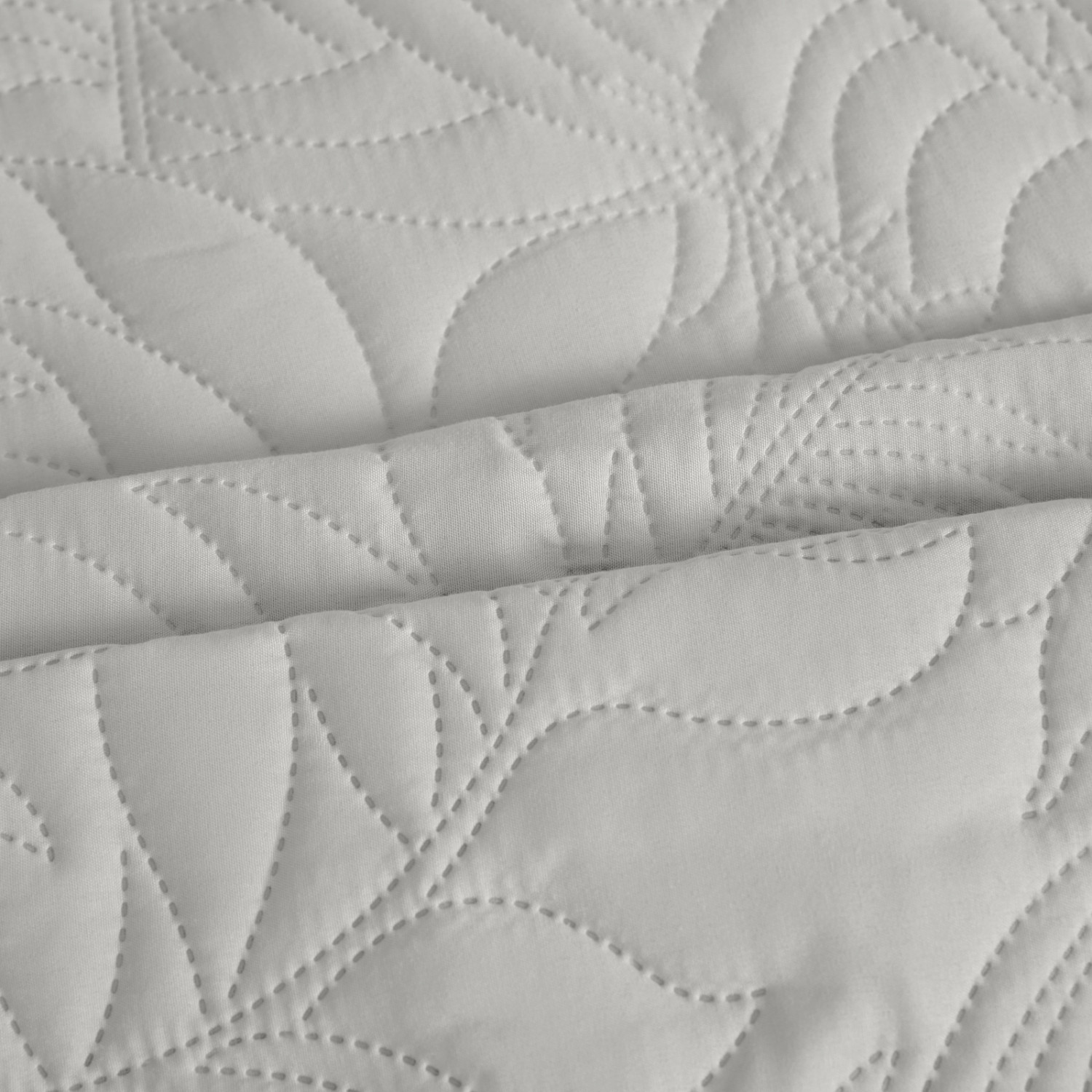 Покрывало Листочки/Fogliare, дымчатое - фото № 5