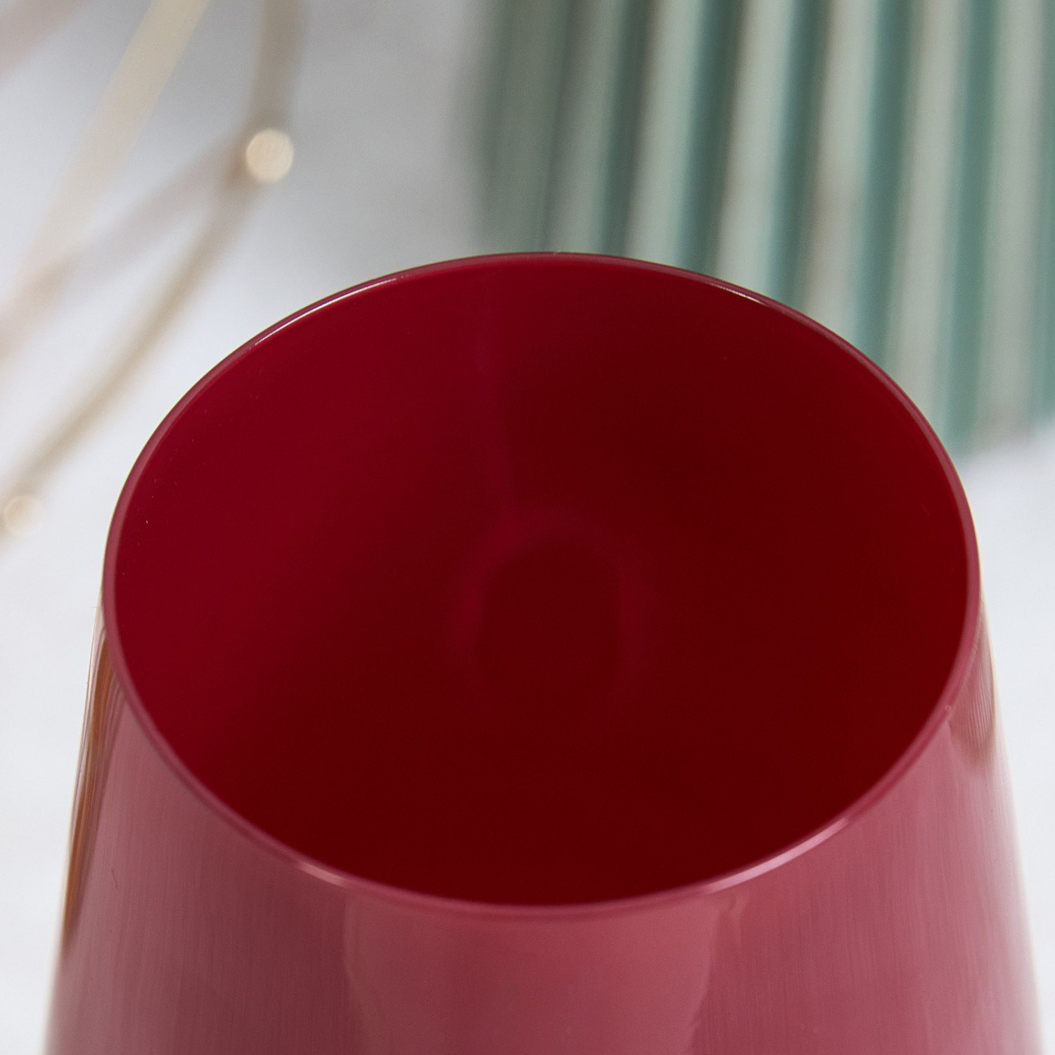 Бокал для вина Summer Raspberry, красный - фото № 4