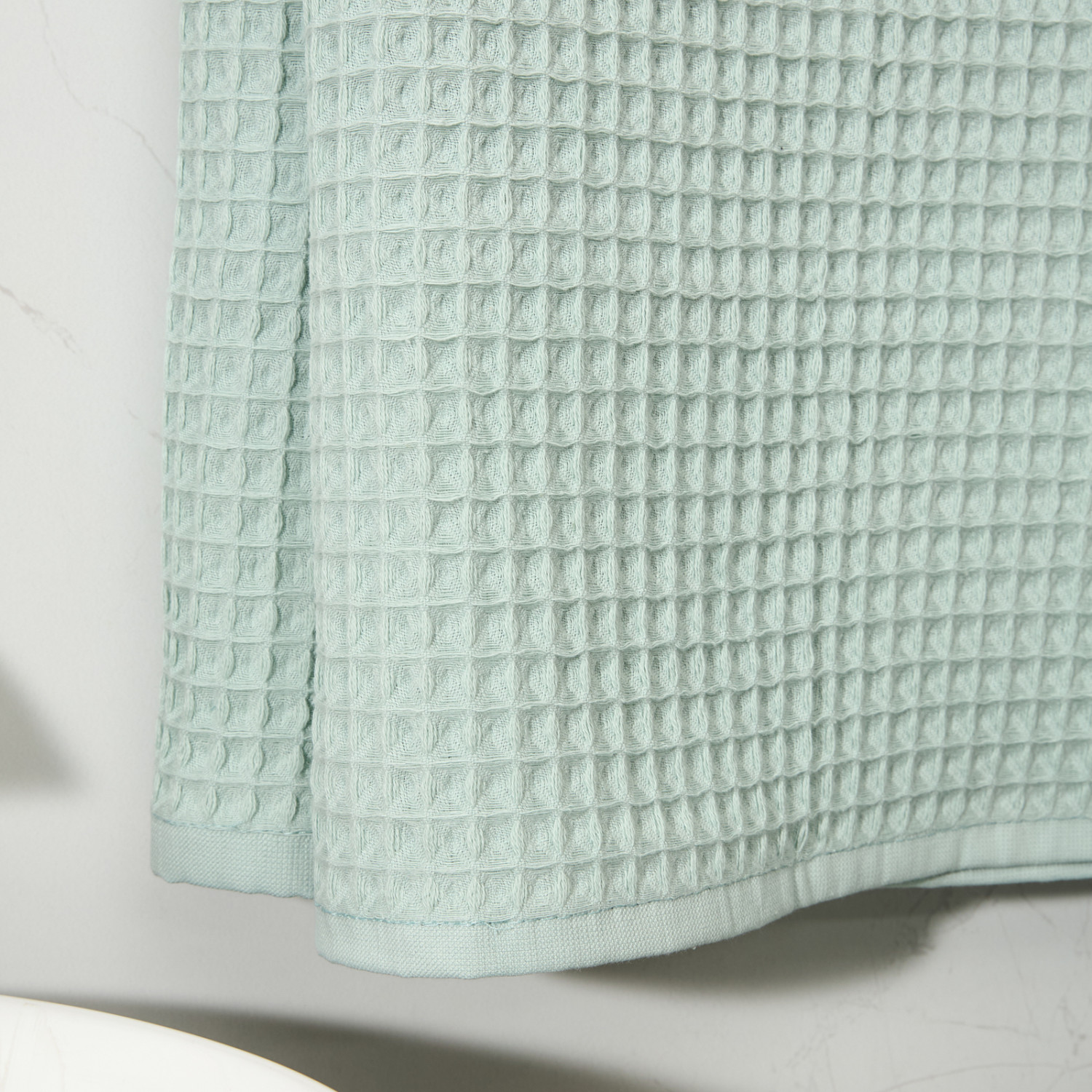 Полотенце вафельное Lorgo, мята - фото № 2