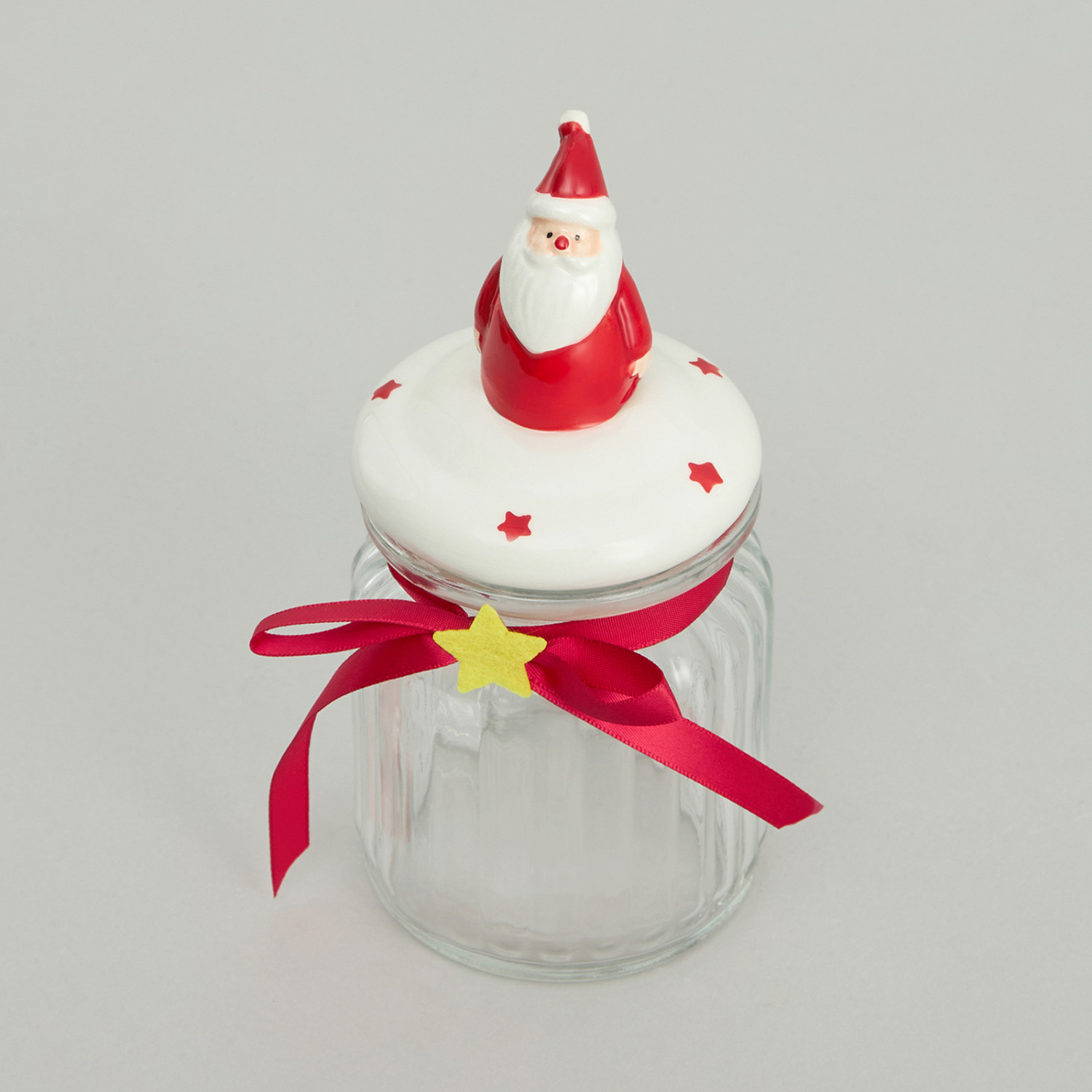 Емкость для хранения Рождественский джем/Christmas jam, дед мороз - фото № 8
