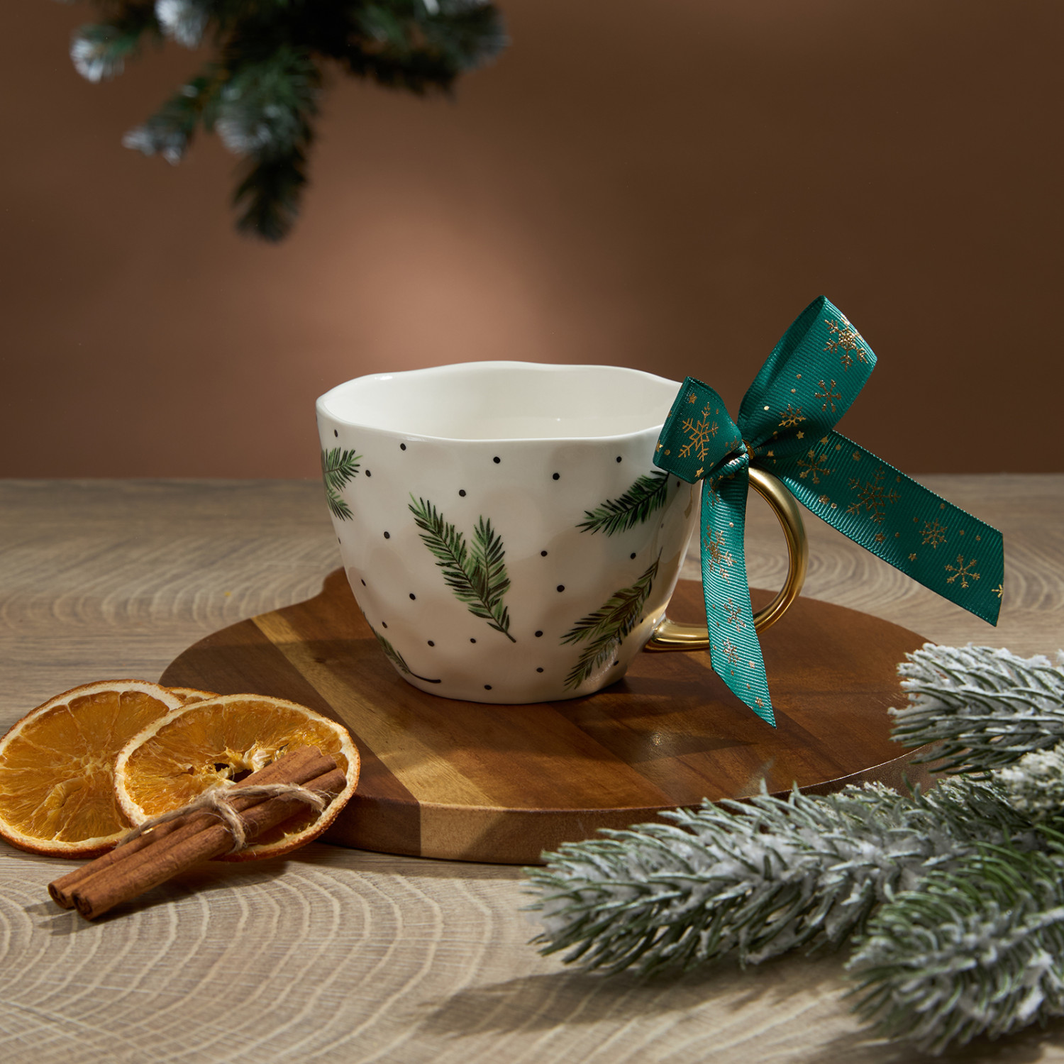 Кружка Рождественский венок/Christmas Wreath I