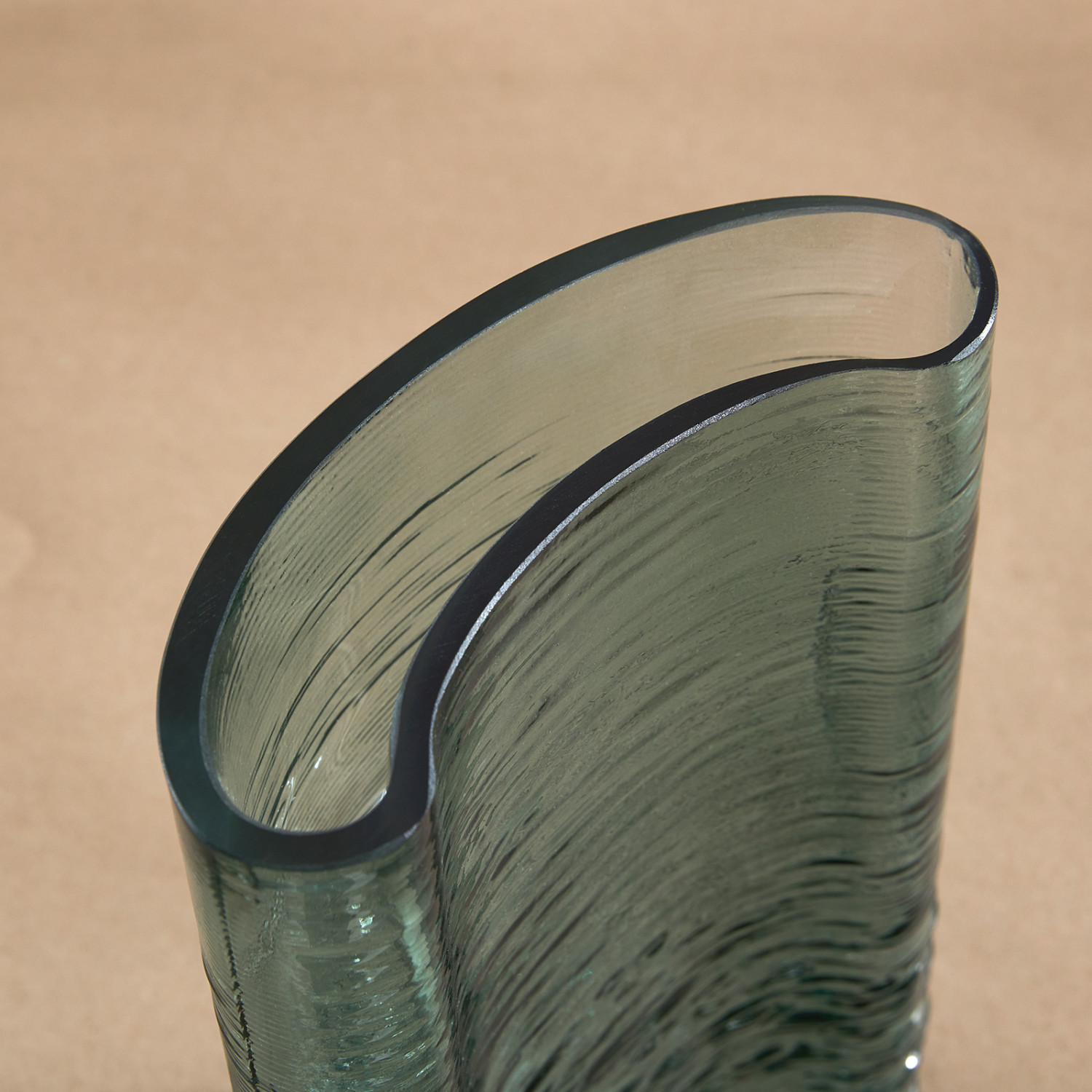 Ваза Mystery wave, голубая - фото № 3