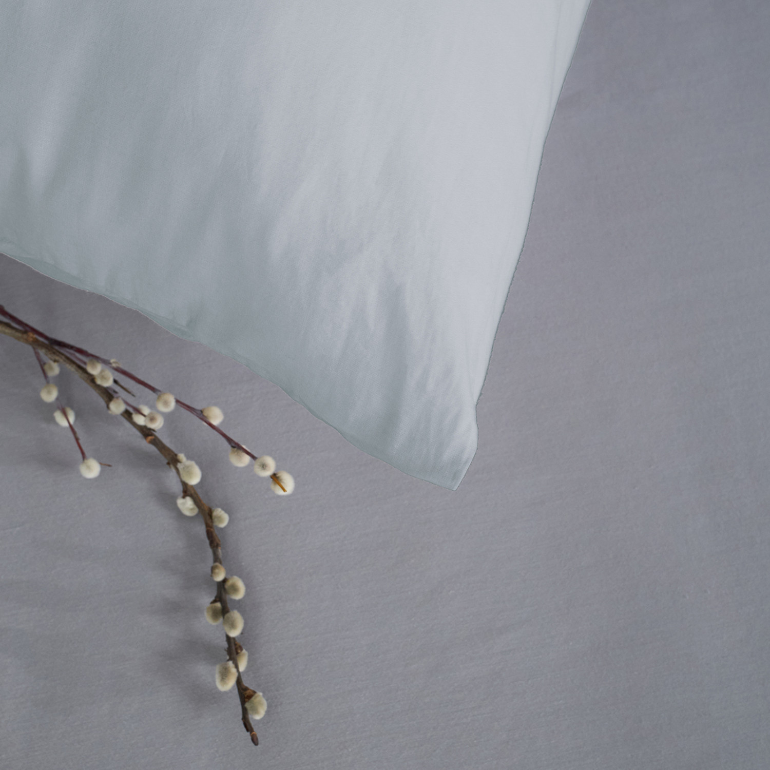 Постельное белье Серебристо-серый/Silver grey - фото № 9