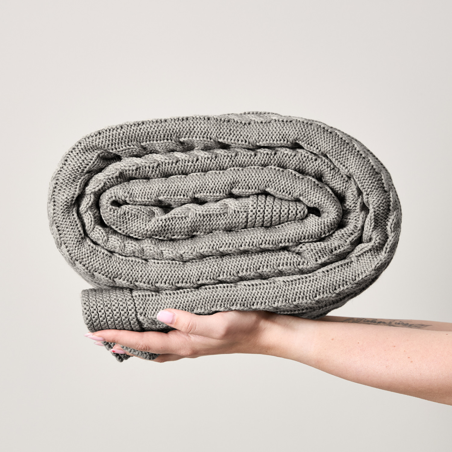 Плед Novallas, серый - фото № 8