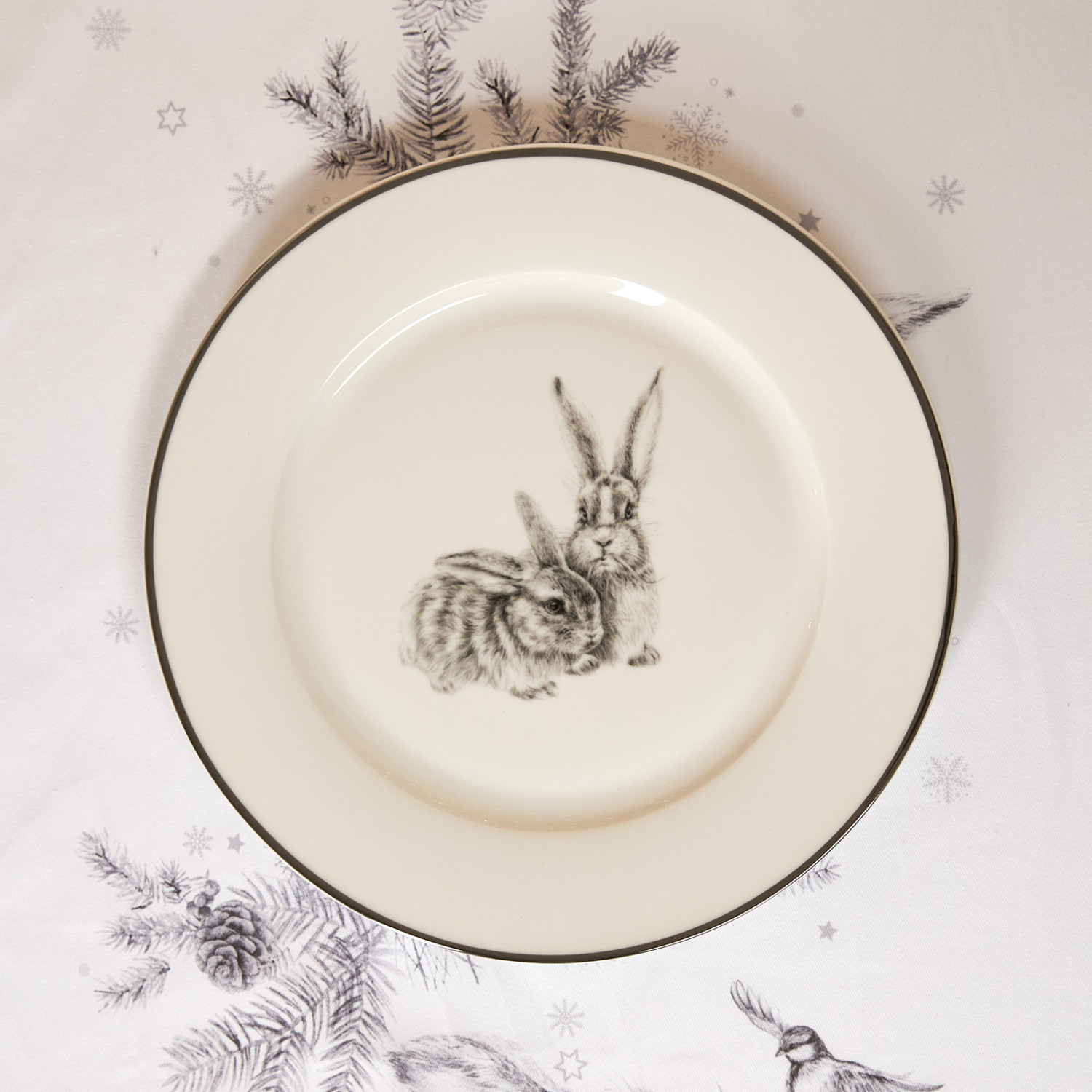 Тарелка Silver Rabbit II - фото № 2