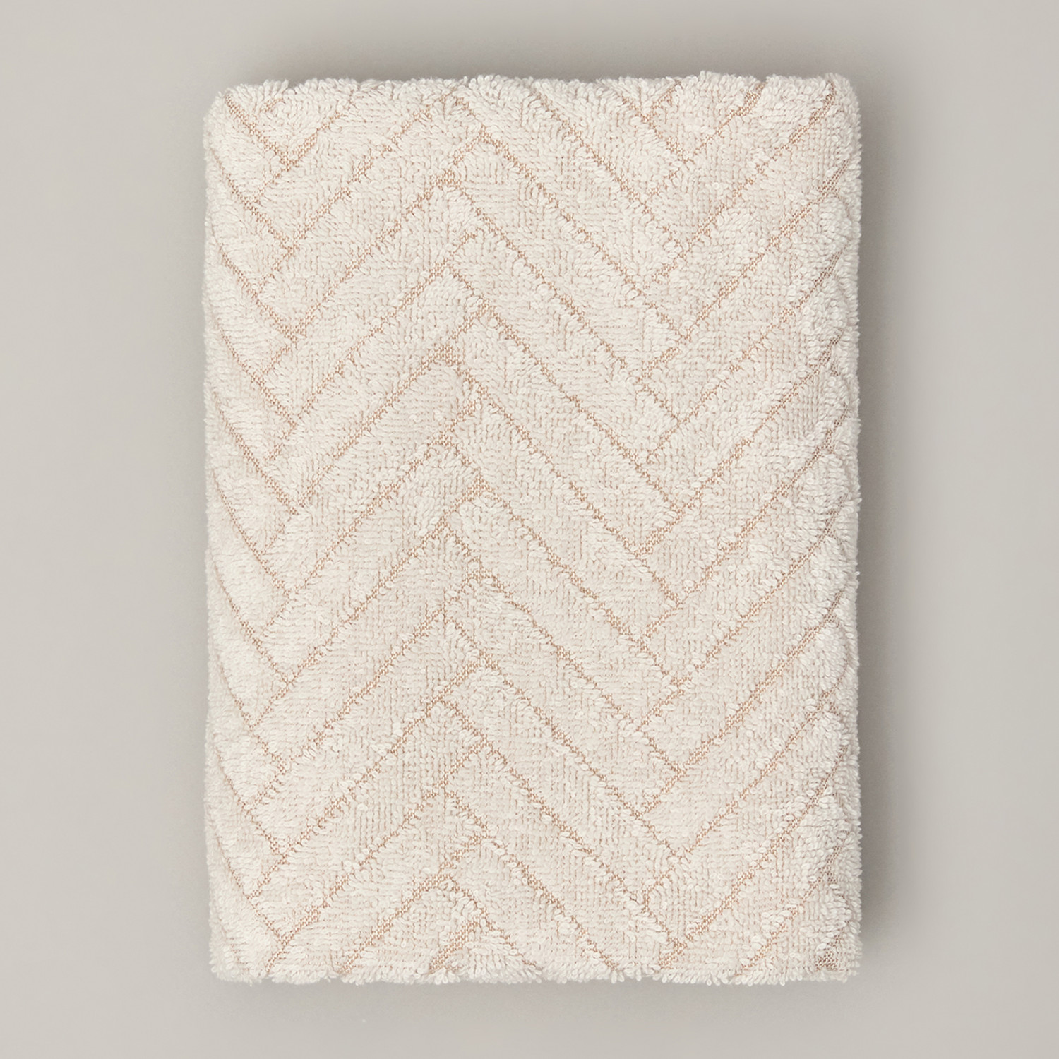 Полотенце махровое Casetta, бежевое