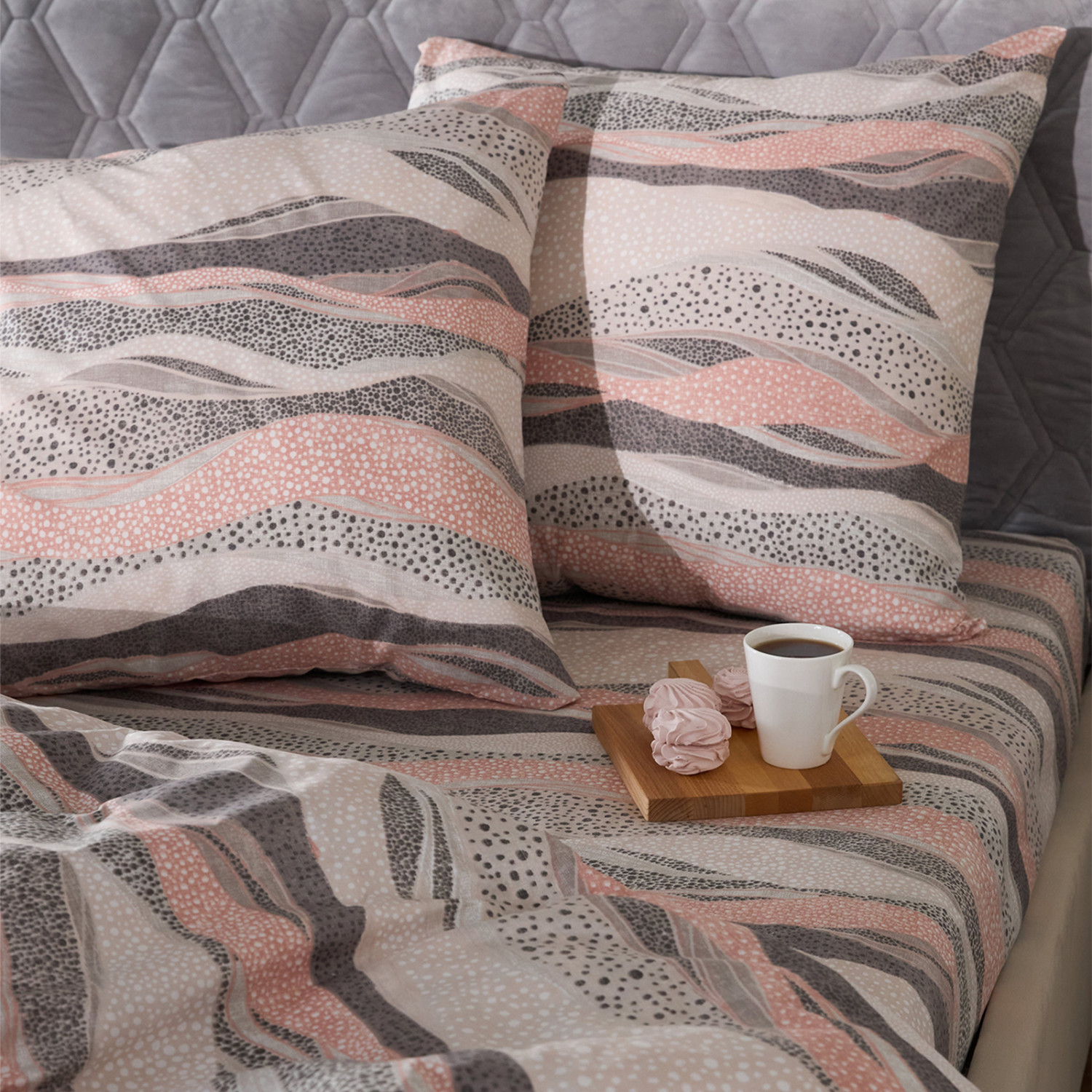 Постельное белье Floox Светлые волны - фото № 5