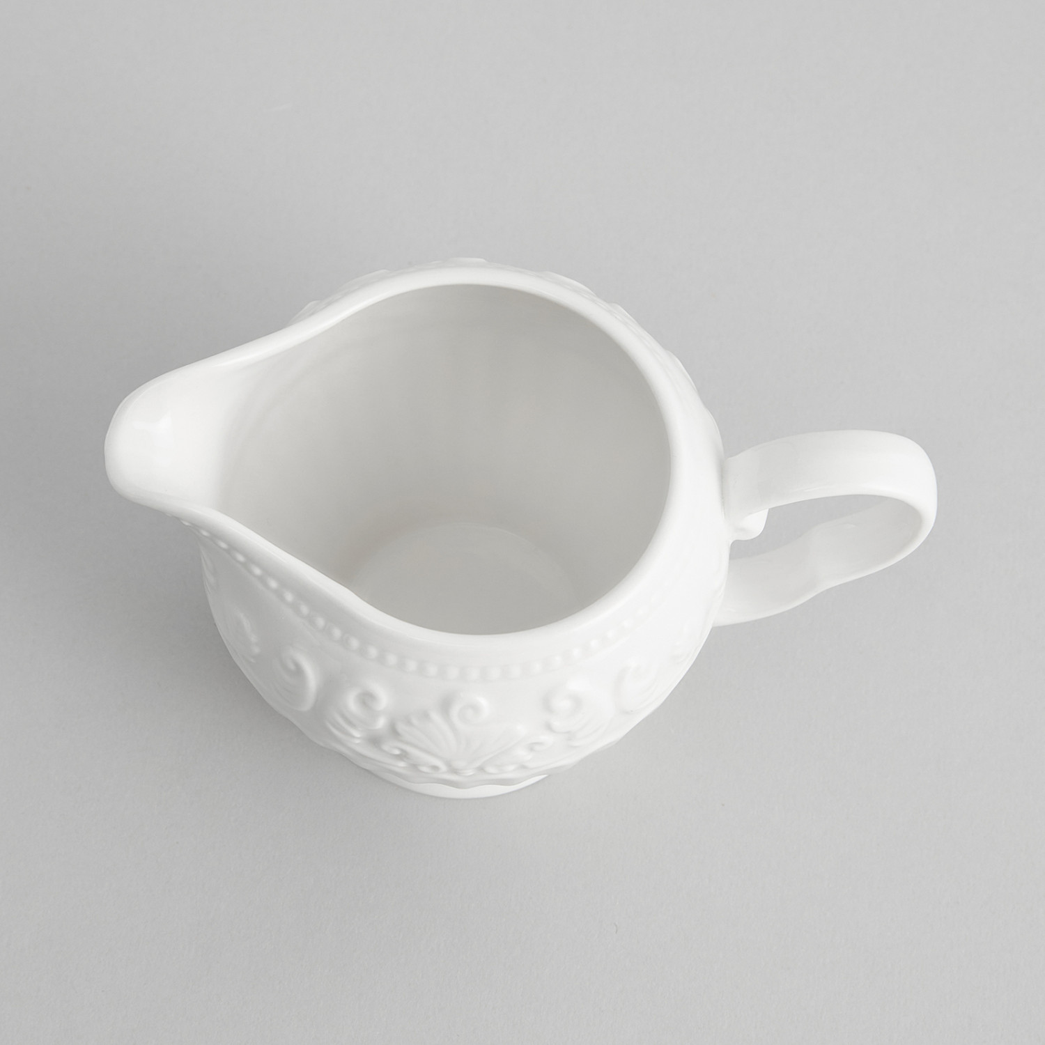 Молочник Белое тиснение/Emboss White - фото № 5