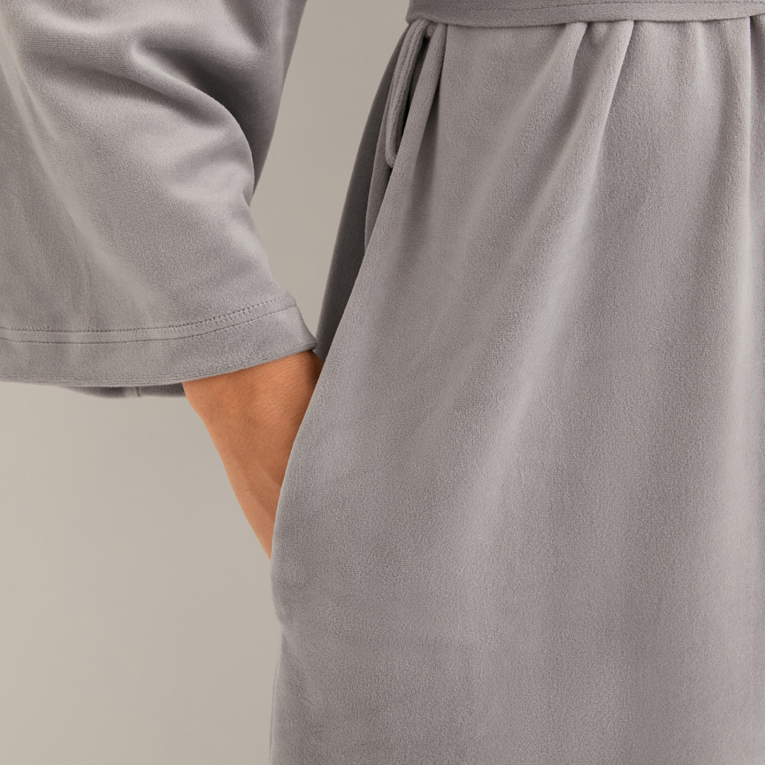 Халат Lusso, серый - фото № 7