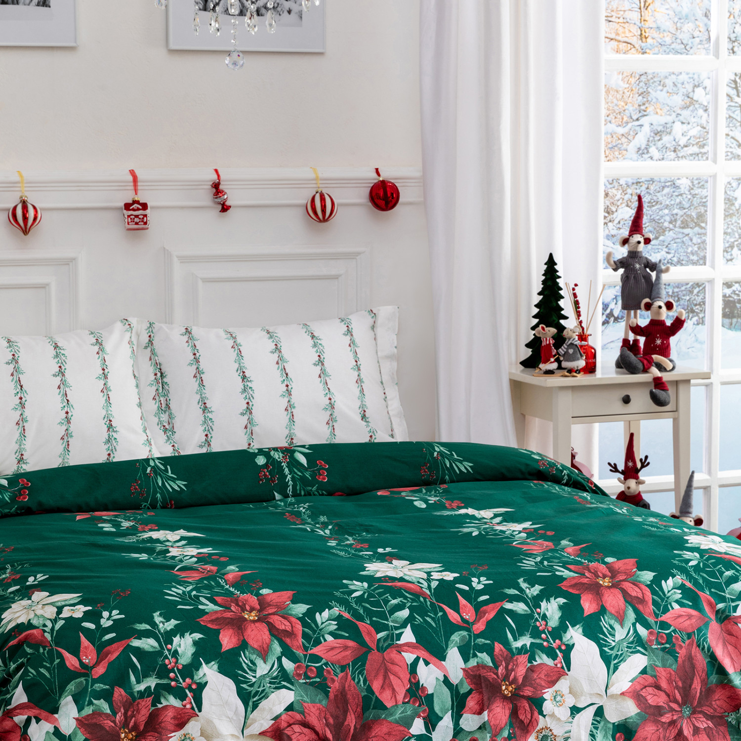 Постельное белье Christmas Flower - фото № 3