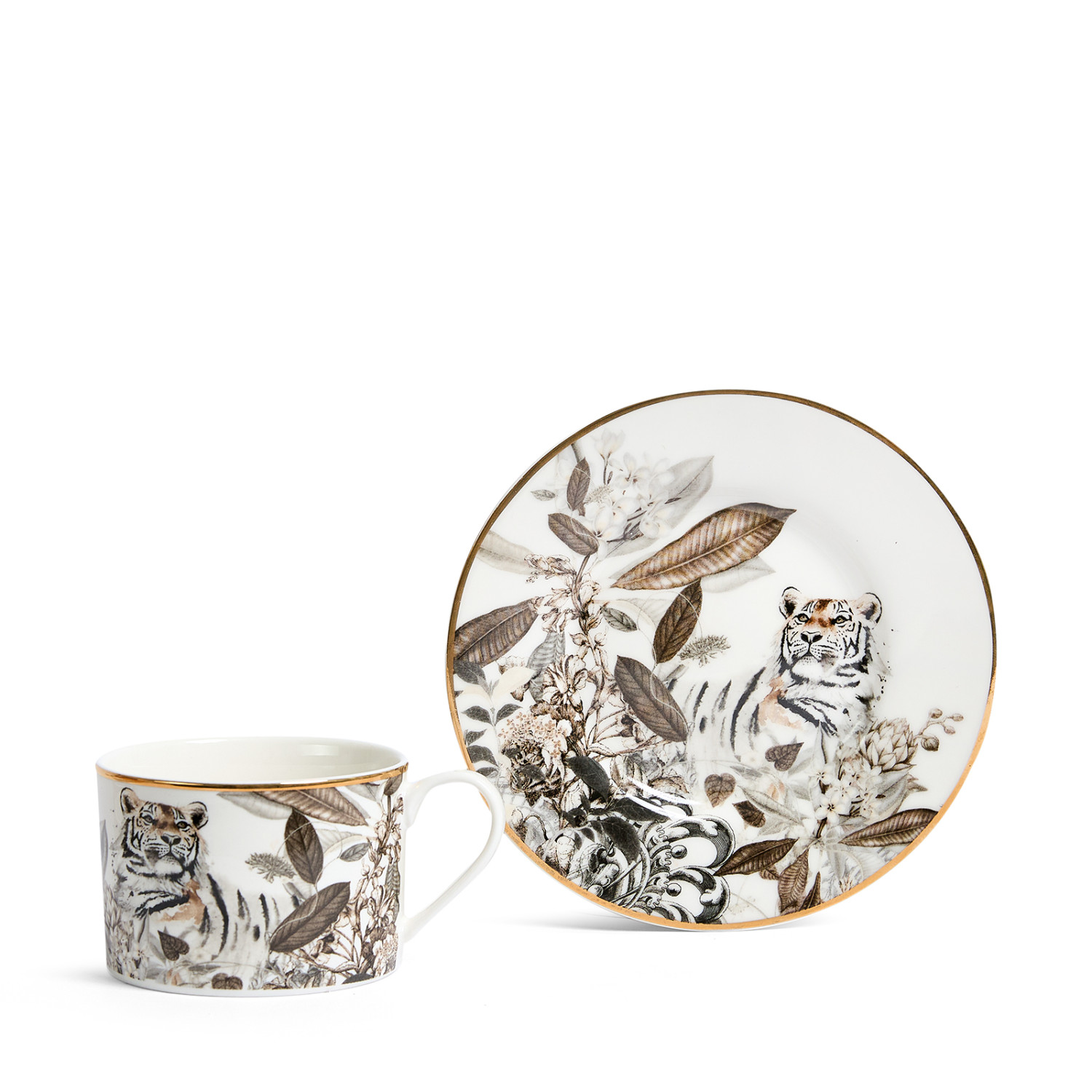 Набор чайных пар 4 предмета Gold Tiger - фото № 4