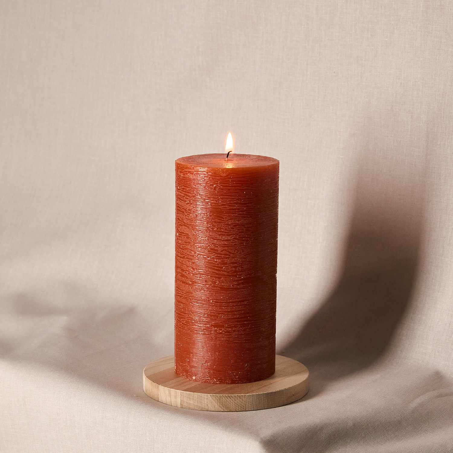 Свеча Пламя/Fiamma классическая, терракота - фото № 4
