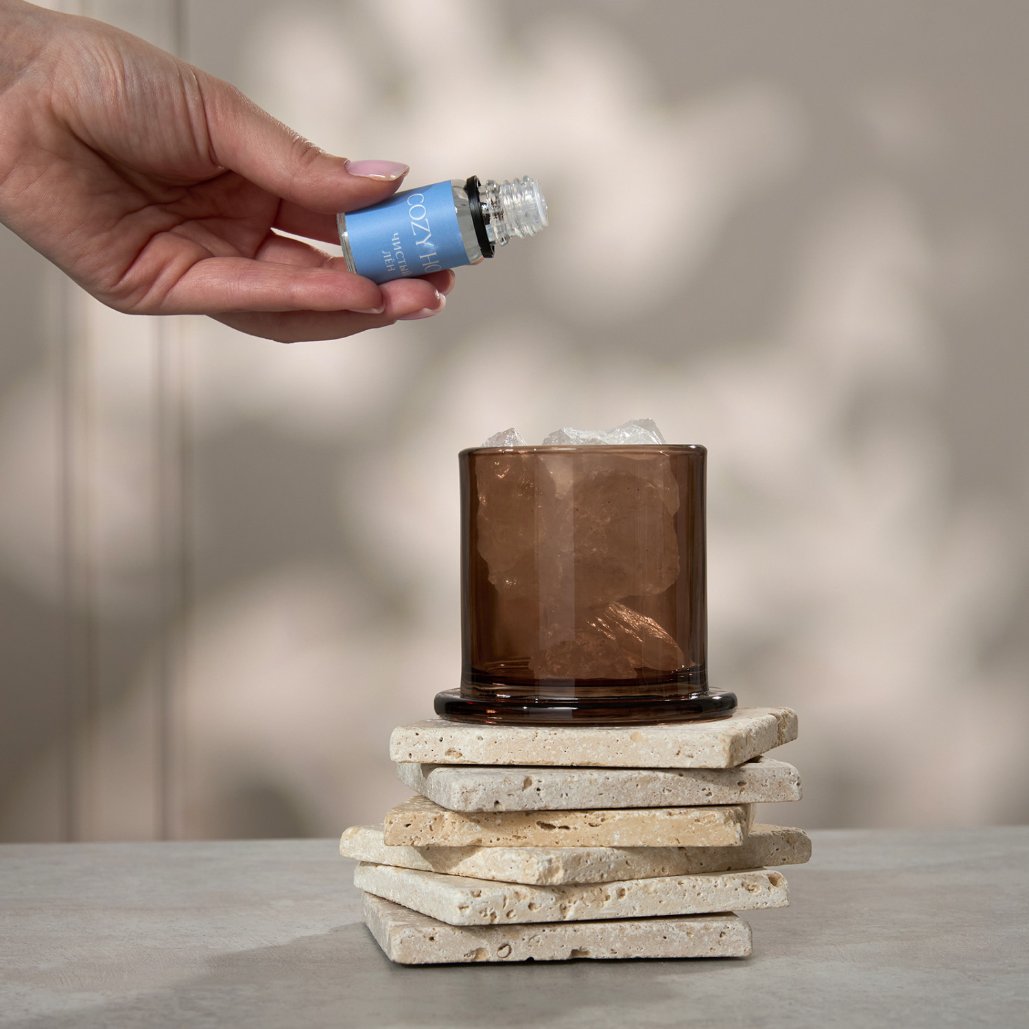 Диффузор с камнями Чистый лён 30 мл - фото № 14