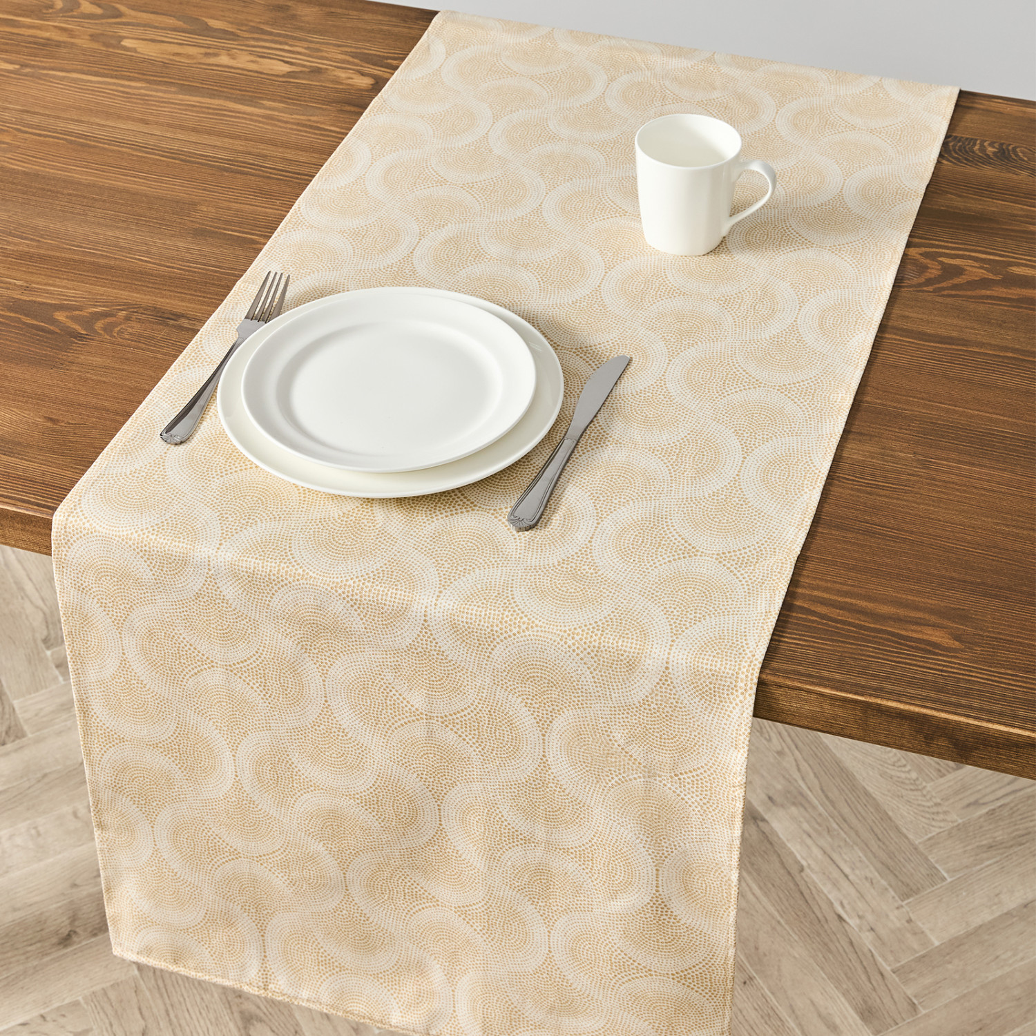 Скатерть-дорожка Golden confetti - фото № 3