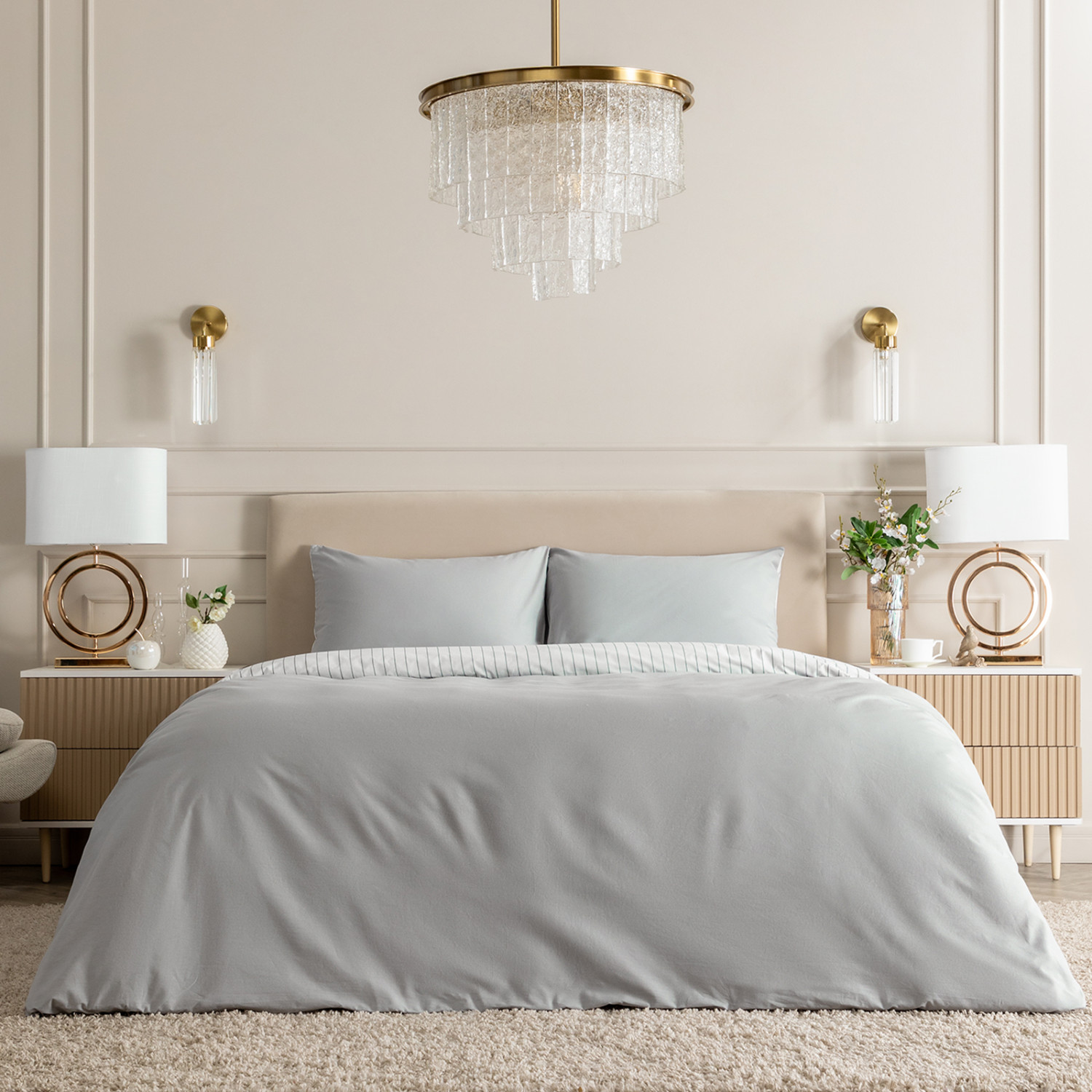 Постельное белье Fog stripe - фото № 2