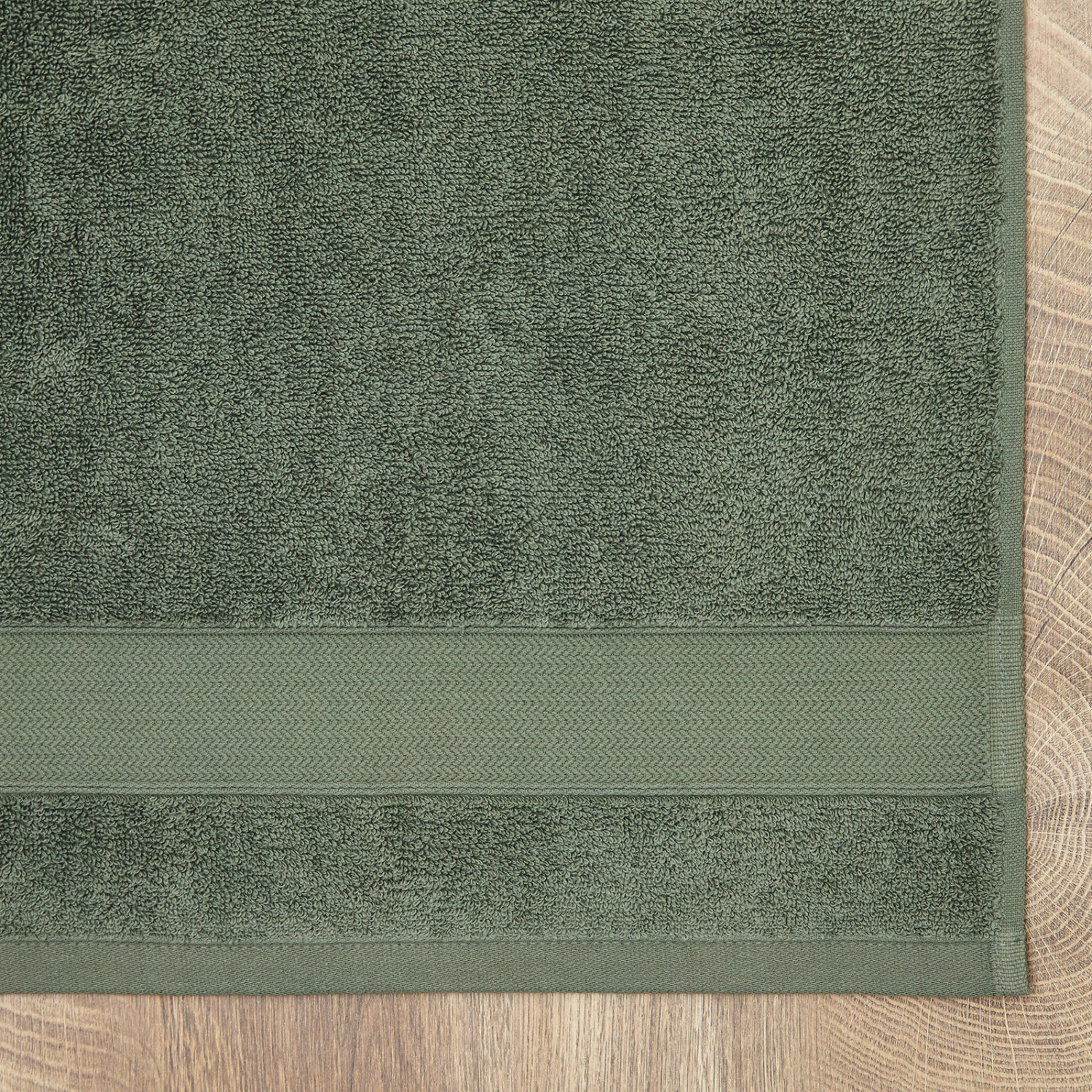 Полотенце махровое Лорд/Lordy, зеленое - фото № 2