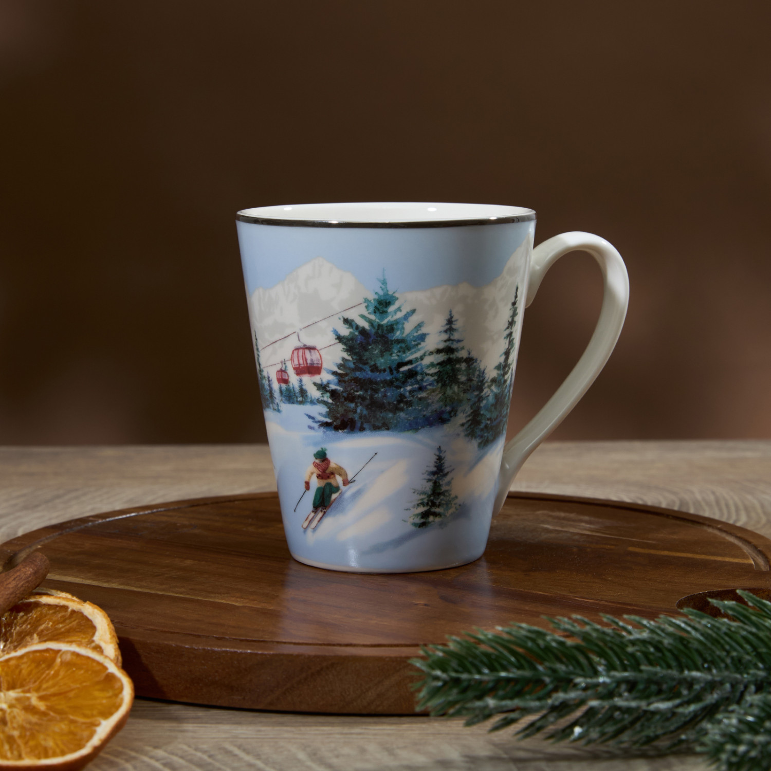 Кружка Куршевель/Courchevel - фото № 2