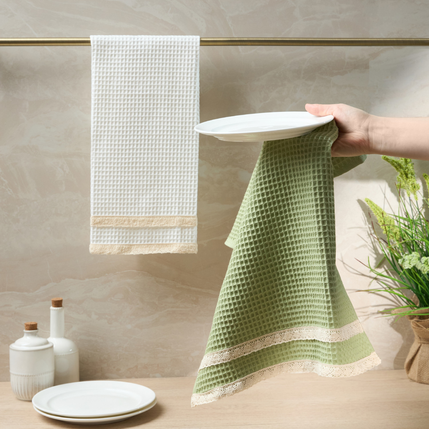 Комплект полотенец Деревенский/Rustic II - фото № 2