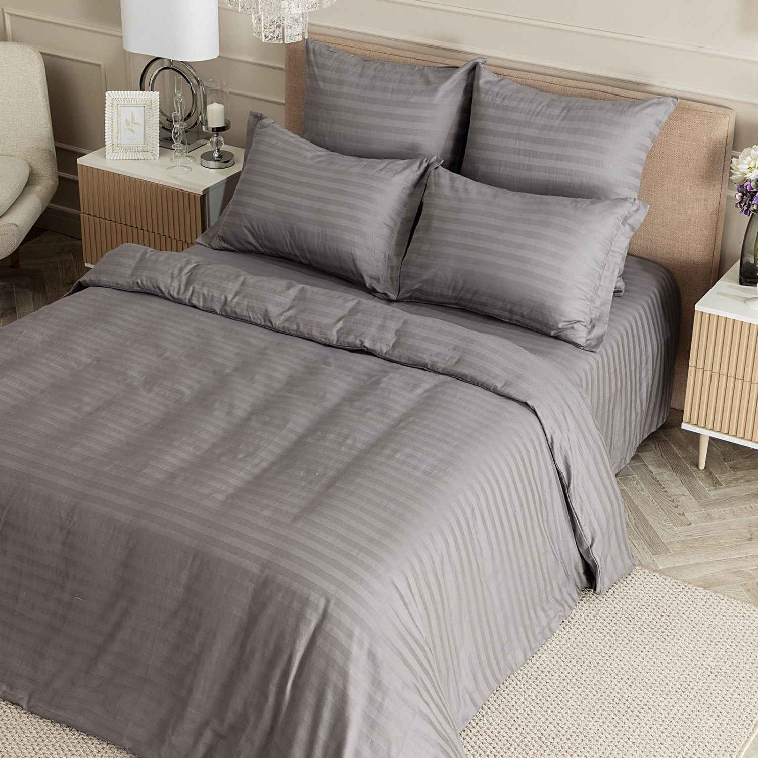 Постельное белье Графит/Graphite - фото № 8