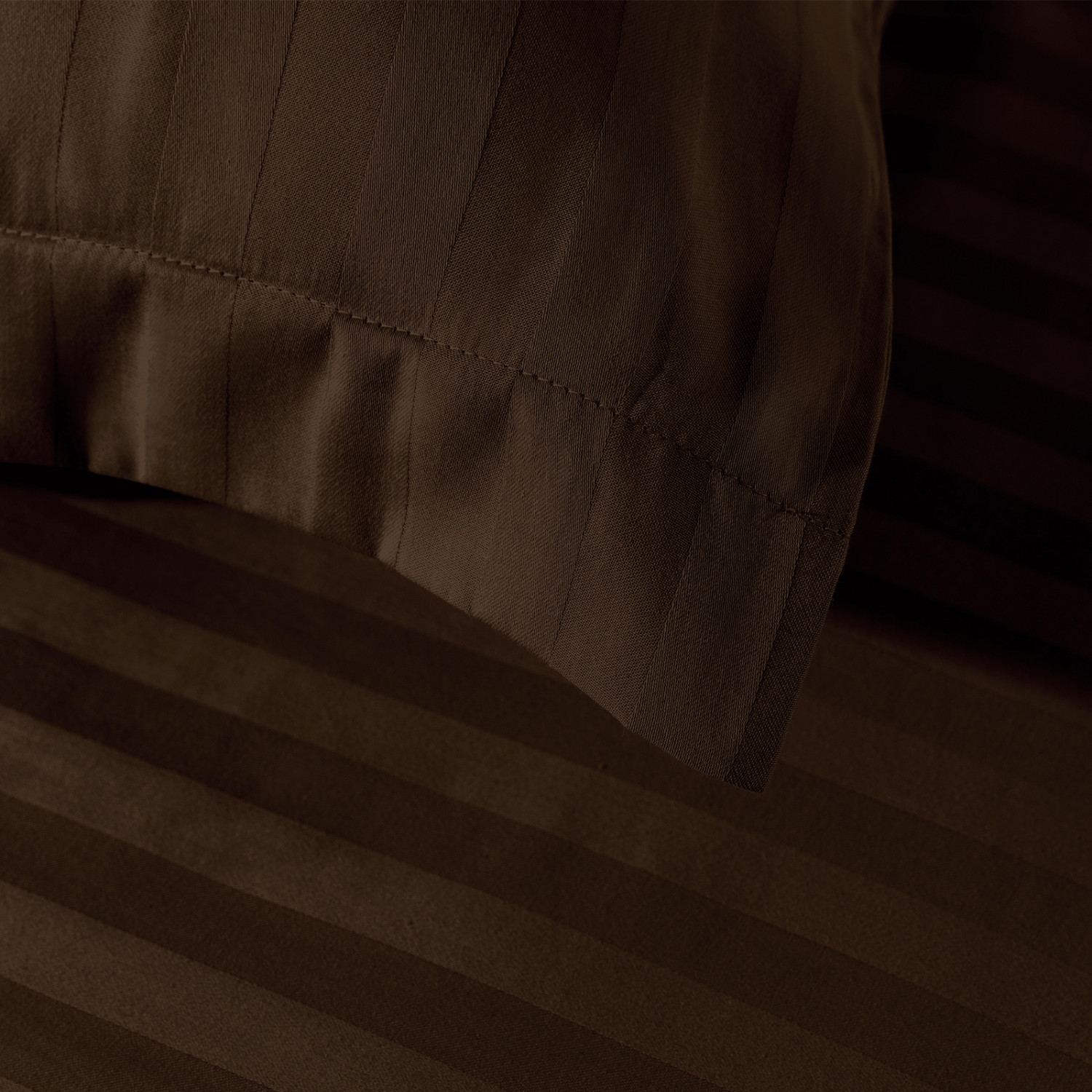 Комплект наволочек Корица/Cinnamon с ушками - фото № 3