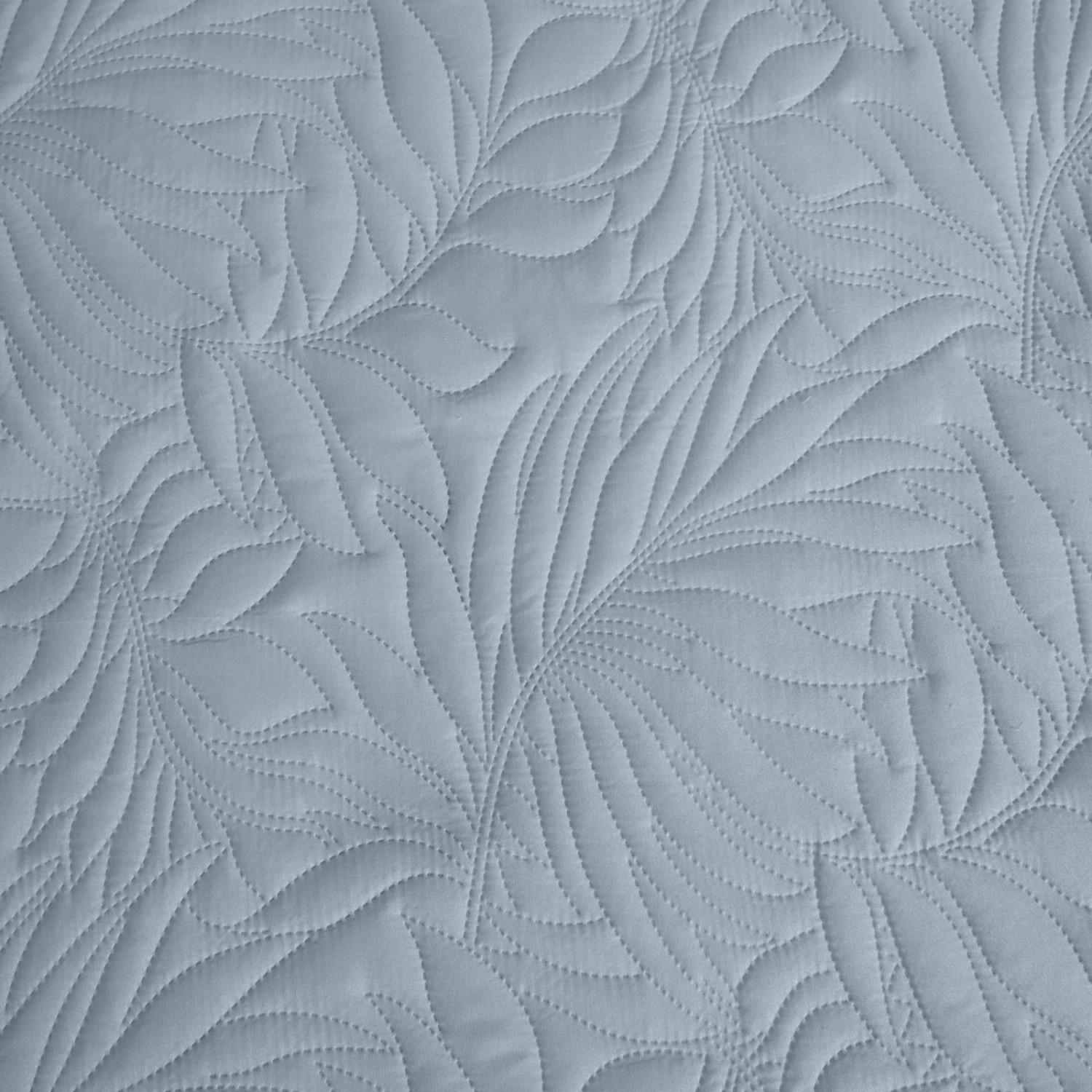 Покрывало Листочки/Fogliare, голубое - фото № 3