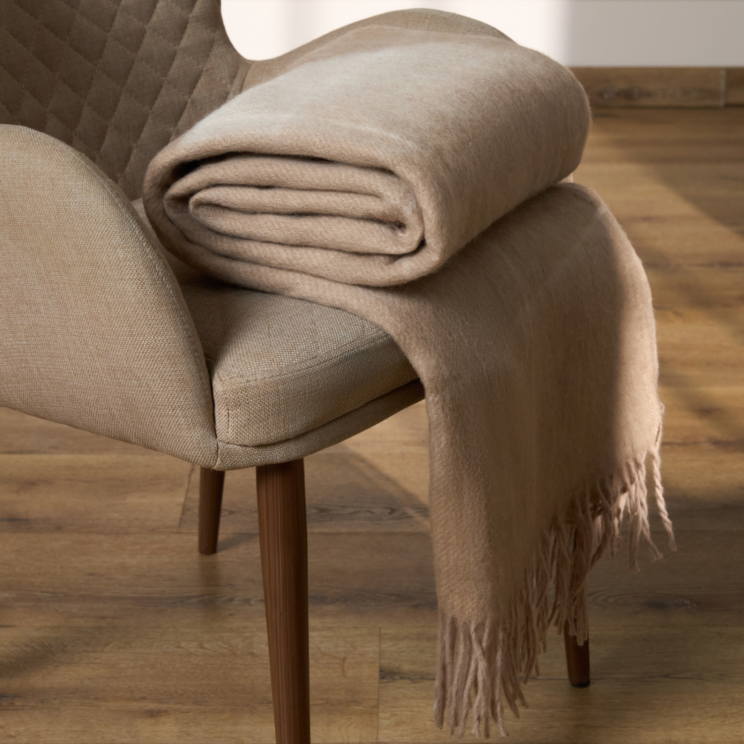 Плед Liconi, коричневый - фото № 2