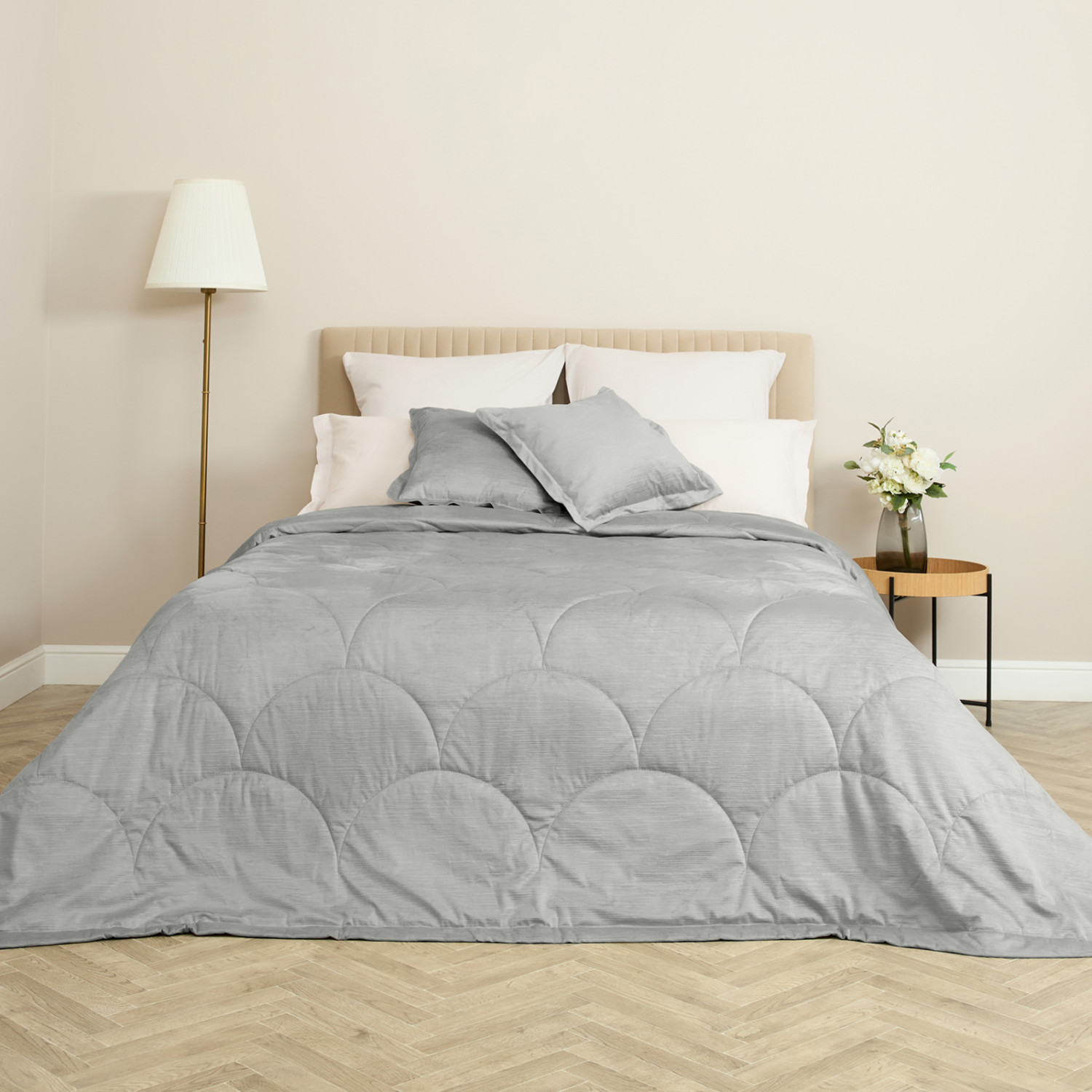 Покрывало Adelfa, серое - фото № 7