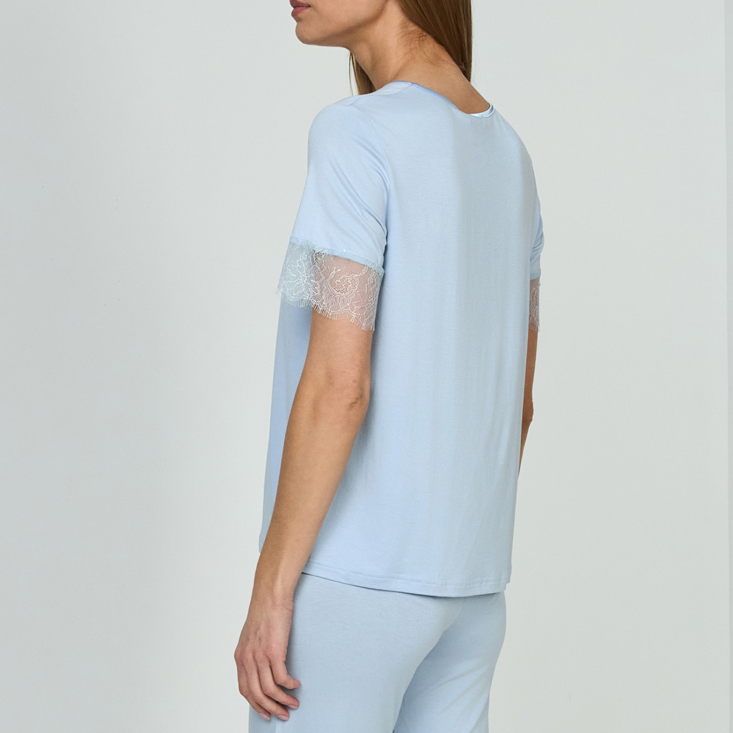 Пижама Autumn, голубая I - фото № 4