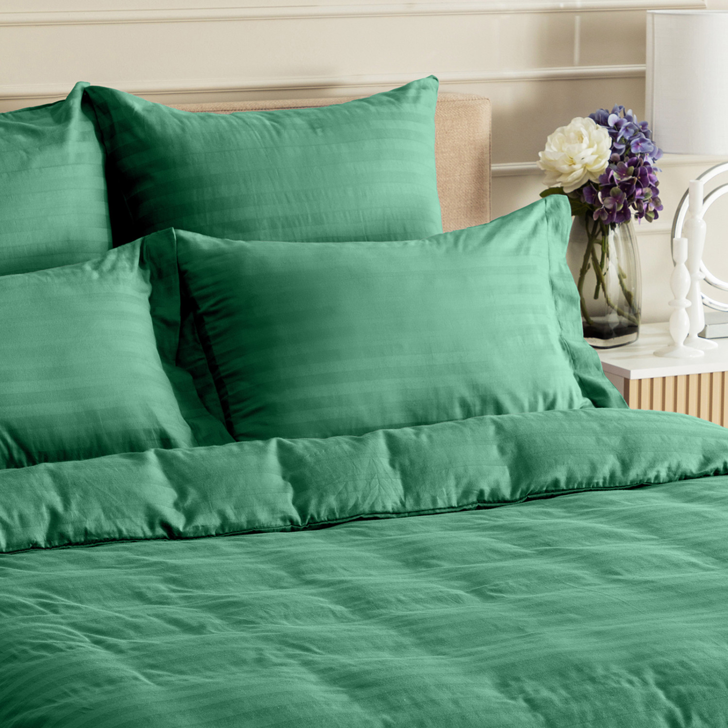 Постельное белье Dark Teal - фото № 4