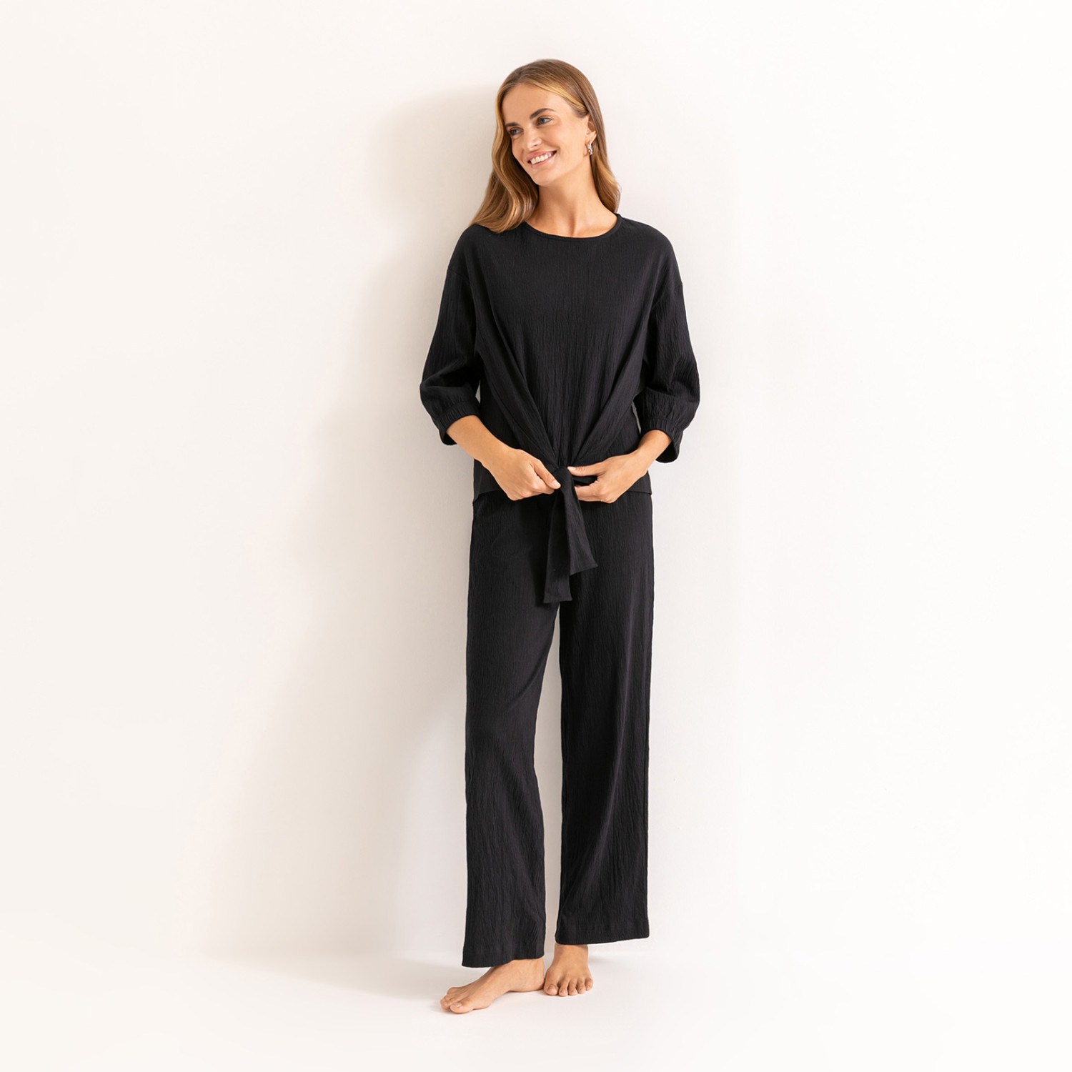 Брюки Элегантный/Elegante, черные - фото № 5