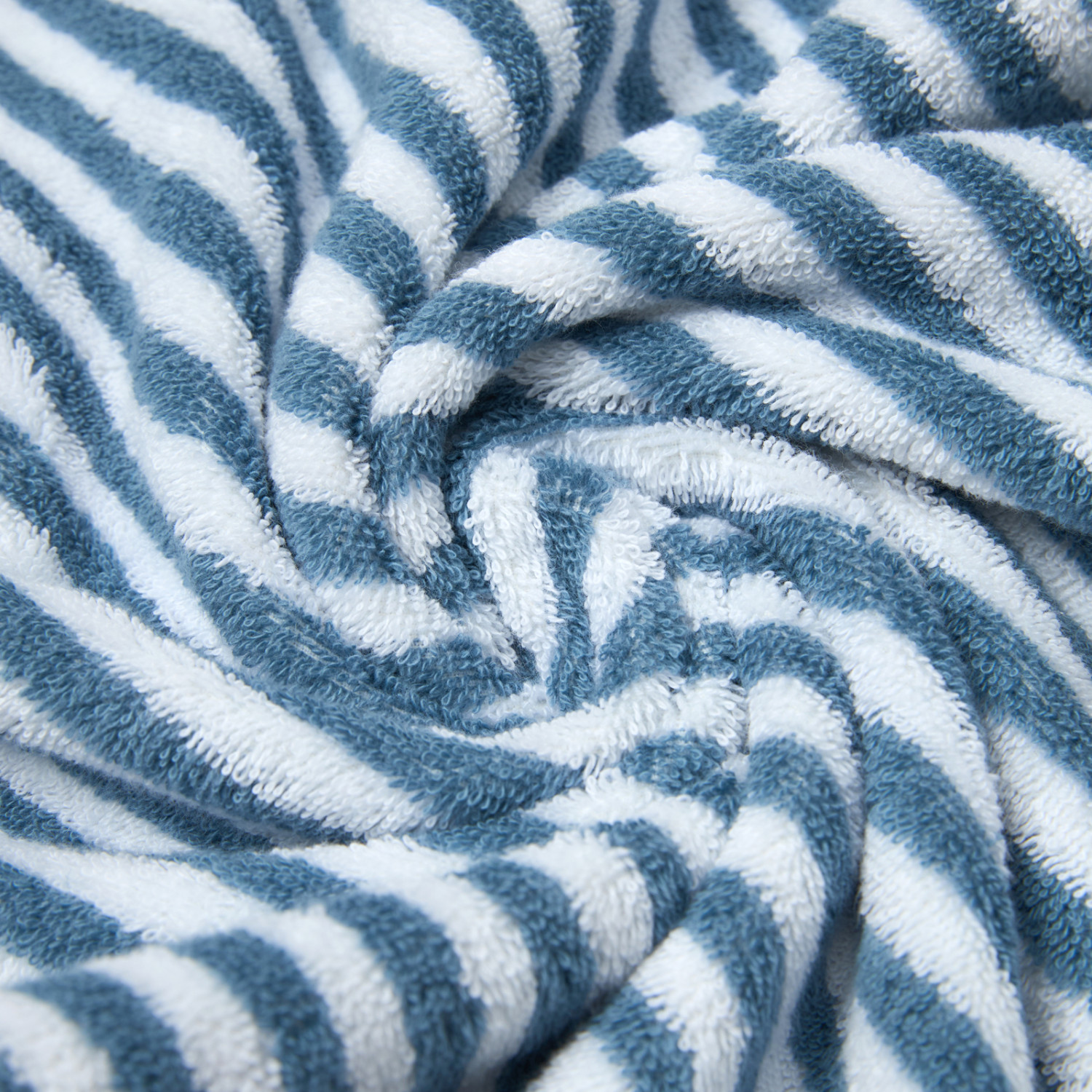 Комплект полотенец Узкая полоска/Striscia stretta, голубой - фото № 6